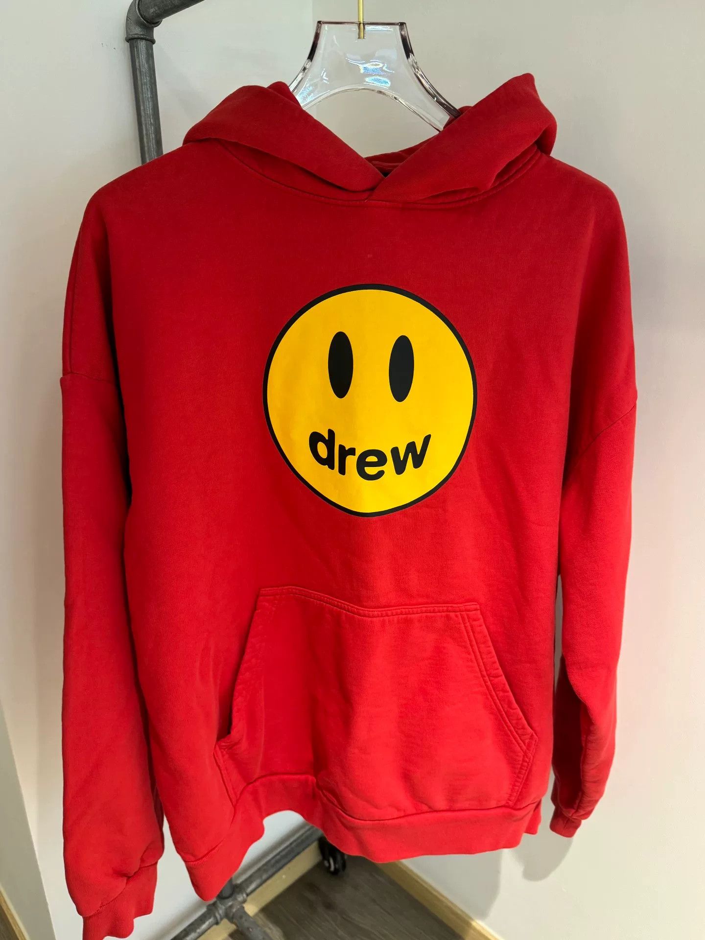 Drew House red smiley face hoodie from drew house Size US S / EU 44-46 / 1 - 1 Thumbnail