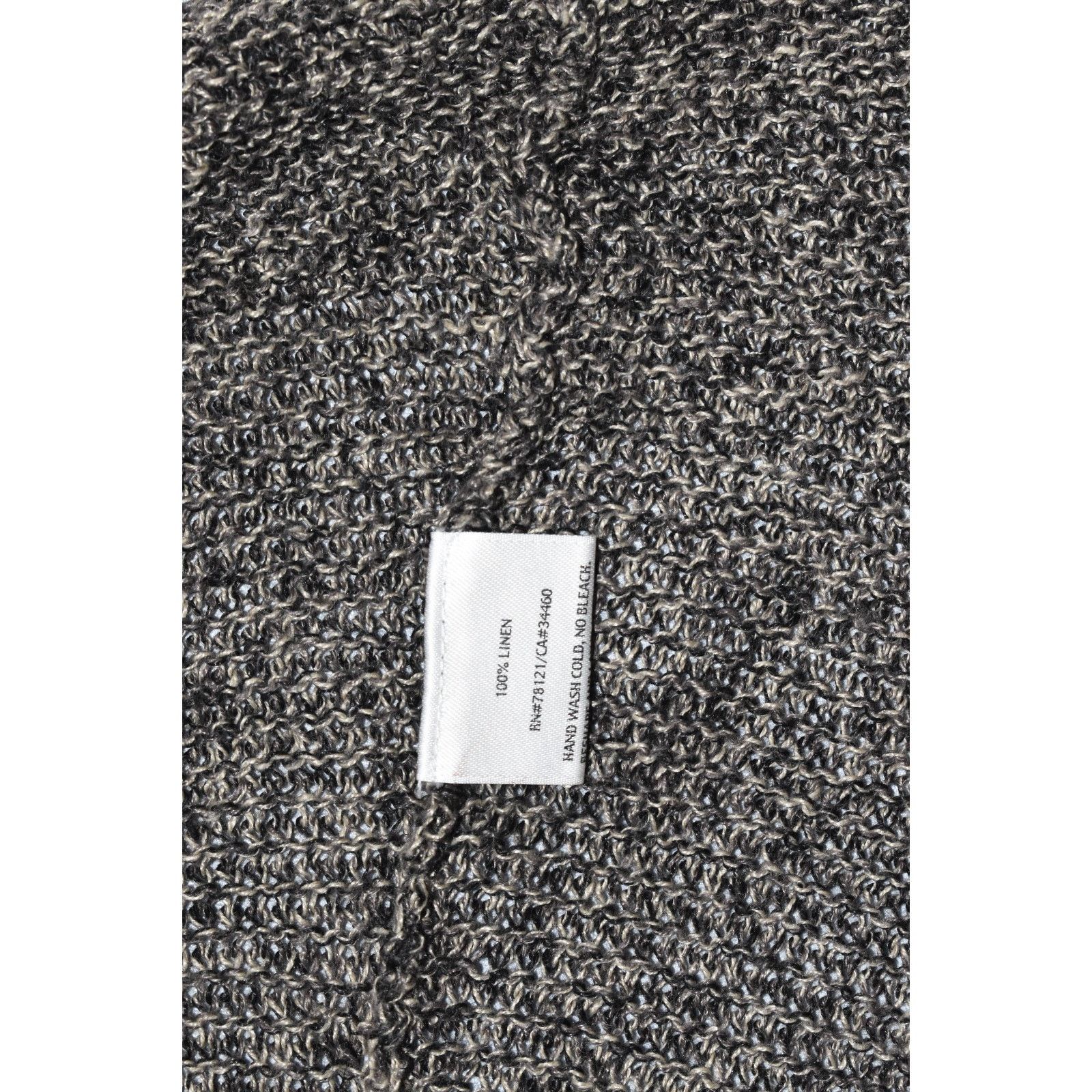 Eileen Fisher EILEEN FISHER Linen Knit 3/4 Sleeve V Neck Sweater Size PM Size M / US 6-8 / IT 42-44 - 5 Thumbnail