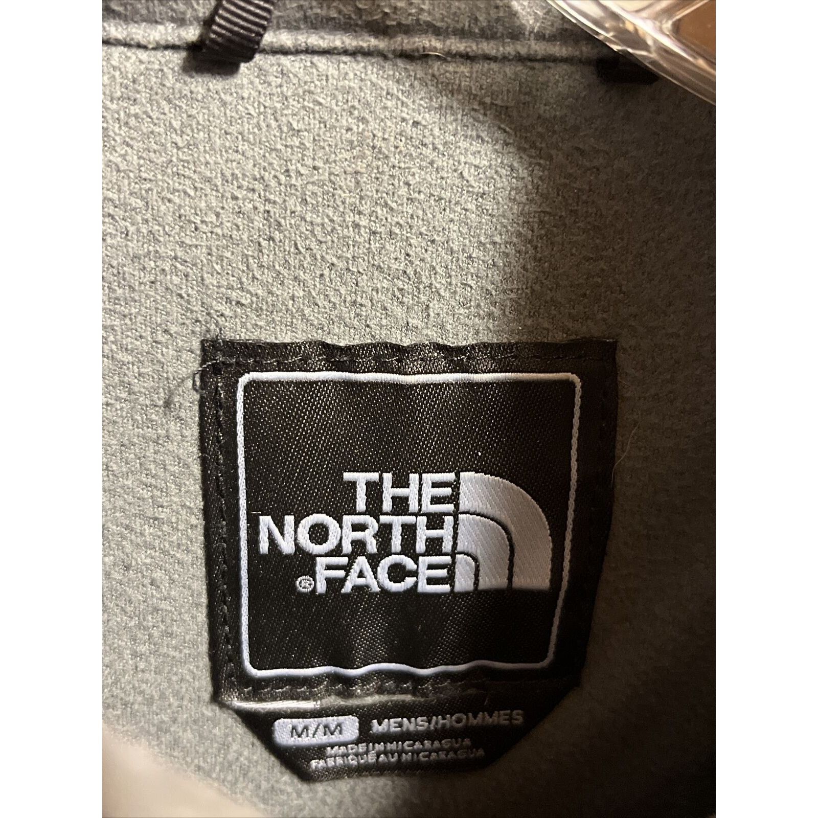 The North Face The North Face mens M Gray LS zip Soft Shell jacket *Stains* Size US M / EU 48-50 / 2 - 3 Thumbnail