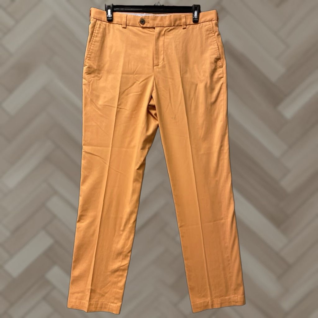 Brooks Brothers VINTAGE Brooks Brothers Milano Pants Men’s 36x34 ORANGE Straight Leg /0565 Size US 36 / EU 52 - 1 Thumbnail