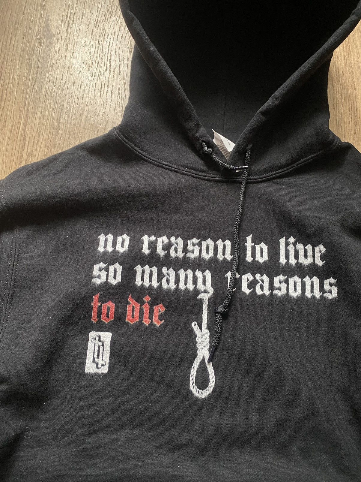 Band Tees × Vintage Gothic Suicide no reason to live-so many reason to die Y2K Size US M / EU 48-50 / 2 - 2 Thumbnail
