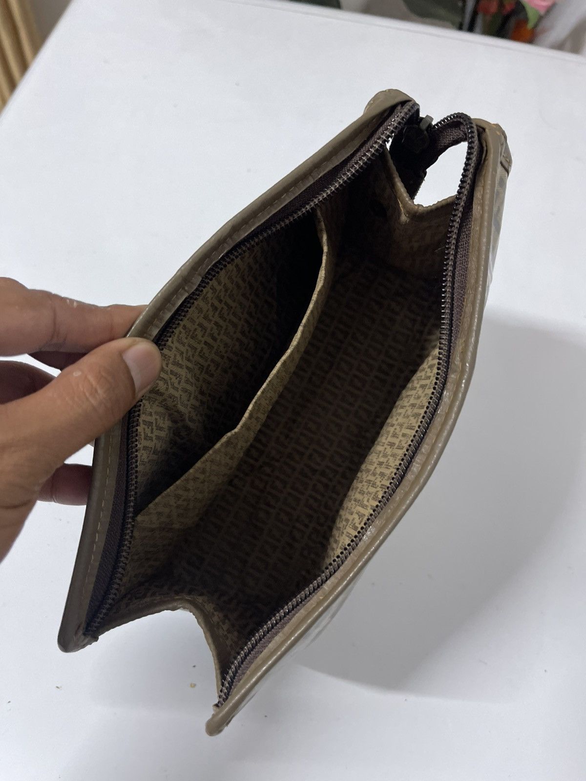 Fendi Vintage Fendi Monogram Clutch Bag Size ONE SIZE - 14 Thumbnail