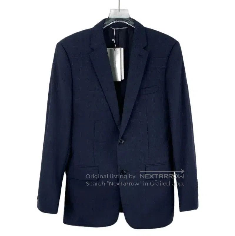 Dior Dior Women's Dark Blue Wool Jacket . Size L / US 10 / IT 46 - 1 Thumbnail
