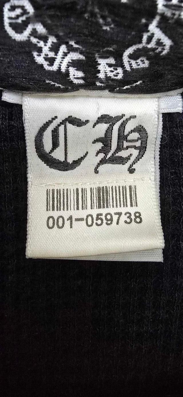 Chrome Hearts Chrome Hearts Horseshoe Thermal Zip-Up Hoodie Size US S / EU 44-46 / 1 - 4 Thumbnail