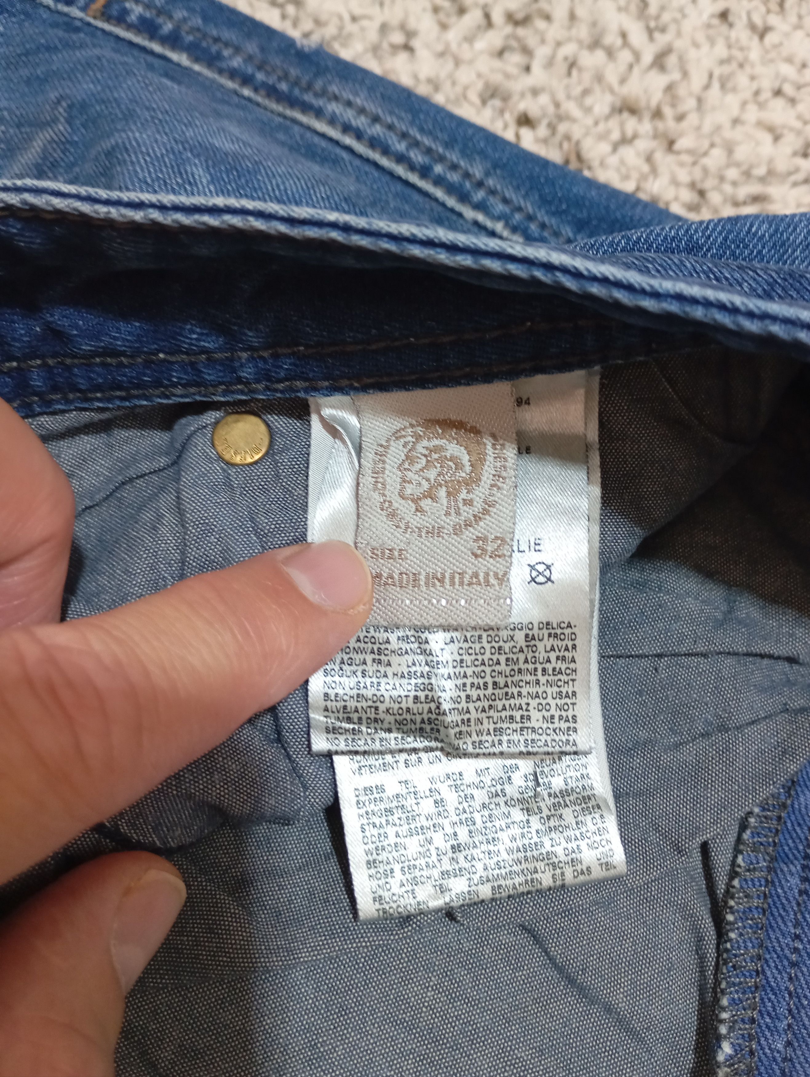 Diesel Diesel Bleu Eyecons 2011 Edition Distressed Vintage Pants Size US 32 / EU 48 - 6 Thumbnail