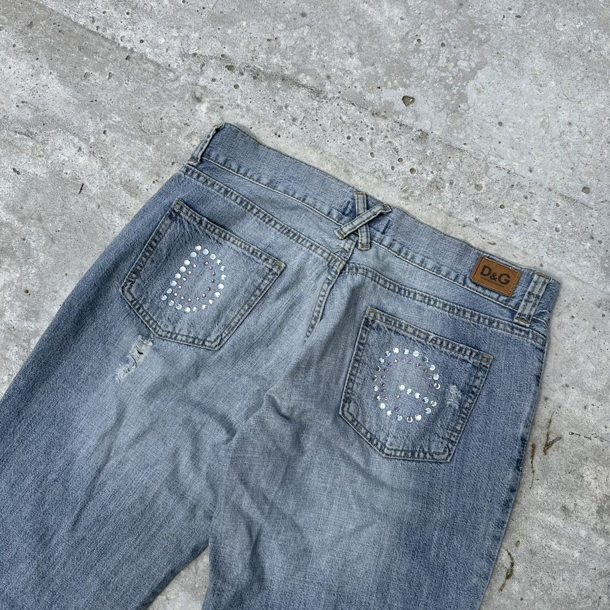 Dolce & Gabbana Vintage Dolce&Gabbana Big Logo Flare Jeans Size 32" / US 10 / IT 46 - 5 Thumbnail