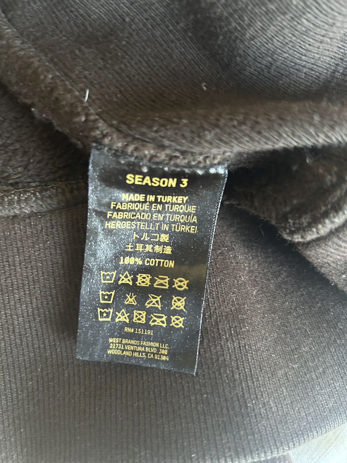 Kanye West × Yeezy Yeezy season 3 zip up hoodie yzy Kanye west Size US M / EU 48-50 / 2 - 5 Thumbnail
