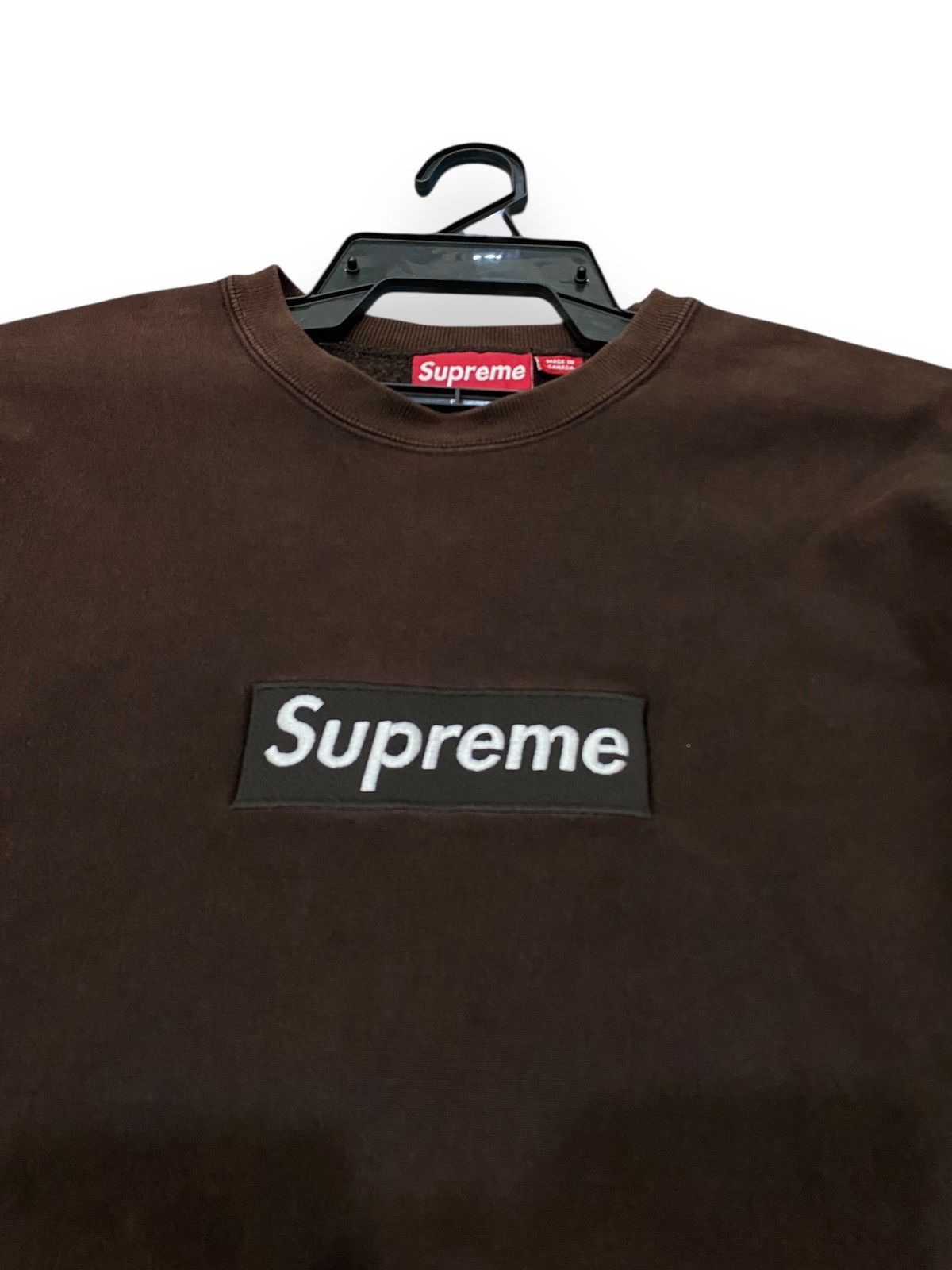 Supreme Vintage super rare supreme box logo bogo brown sweatshirt Size US L / EU 52-54 / 3 - 3 Thumbnail