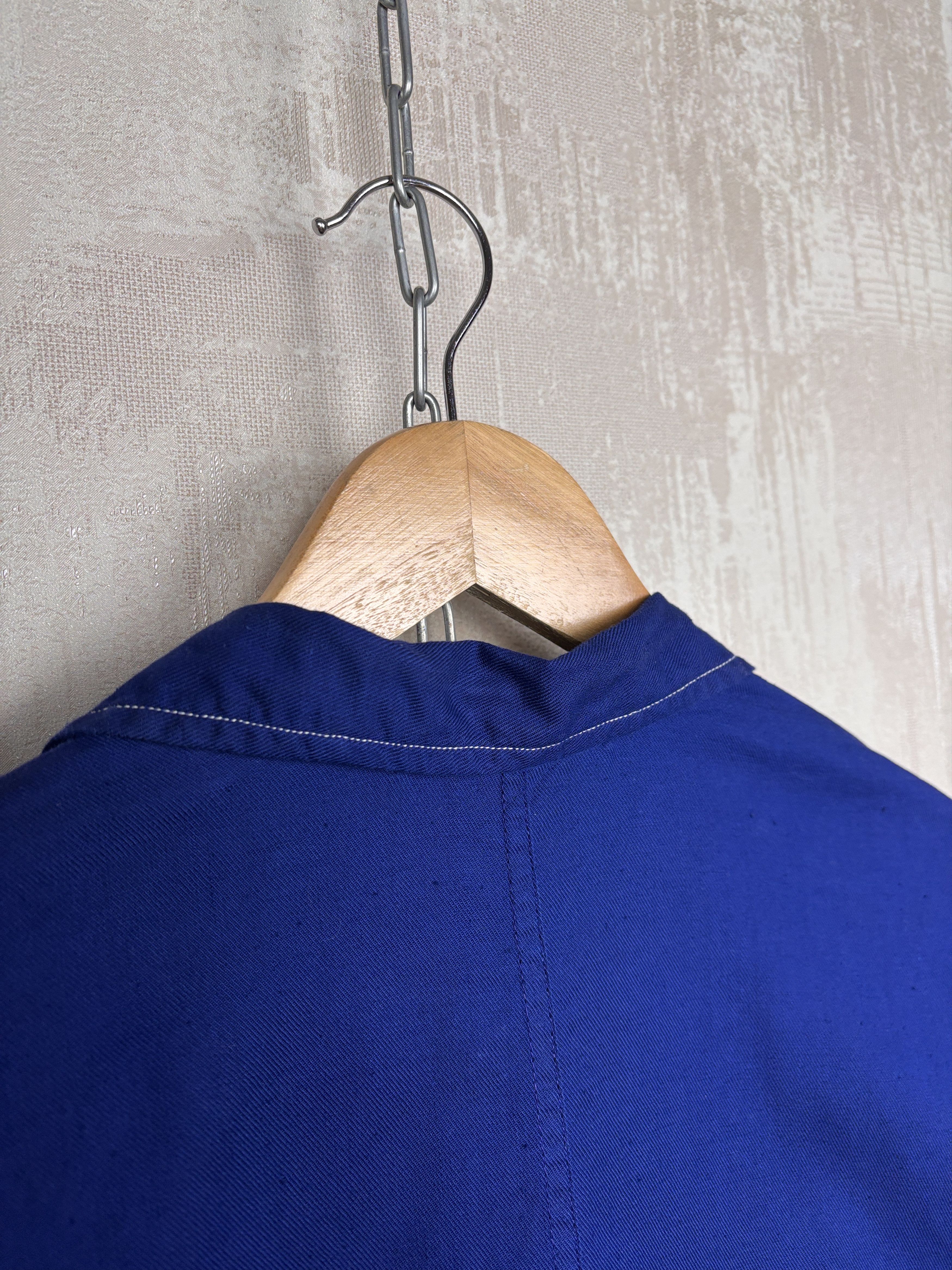 Le Laboureur Vintage Locontap Indigo Blue Work Jacket Chore French Size US L / EU 52-54 / 3 - 20 Thumbnail