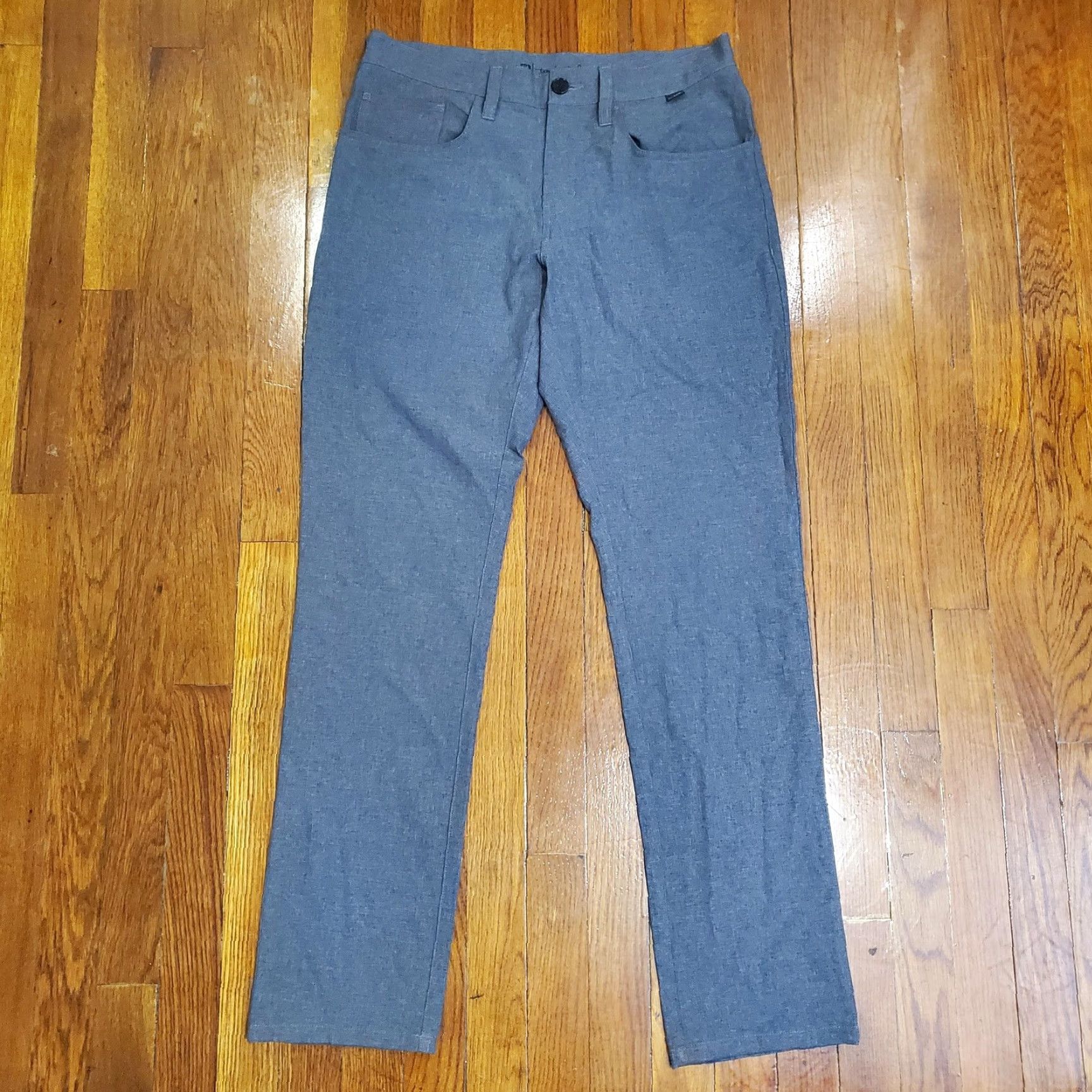 TravisMathew TravisMathew Pants Mens 30 Gray Performance Stretch 5-Pocket Golf Casual Khakis Shirt? Size US 30 / EU 46 - 4 Thumbnail