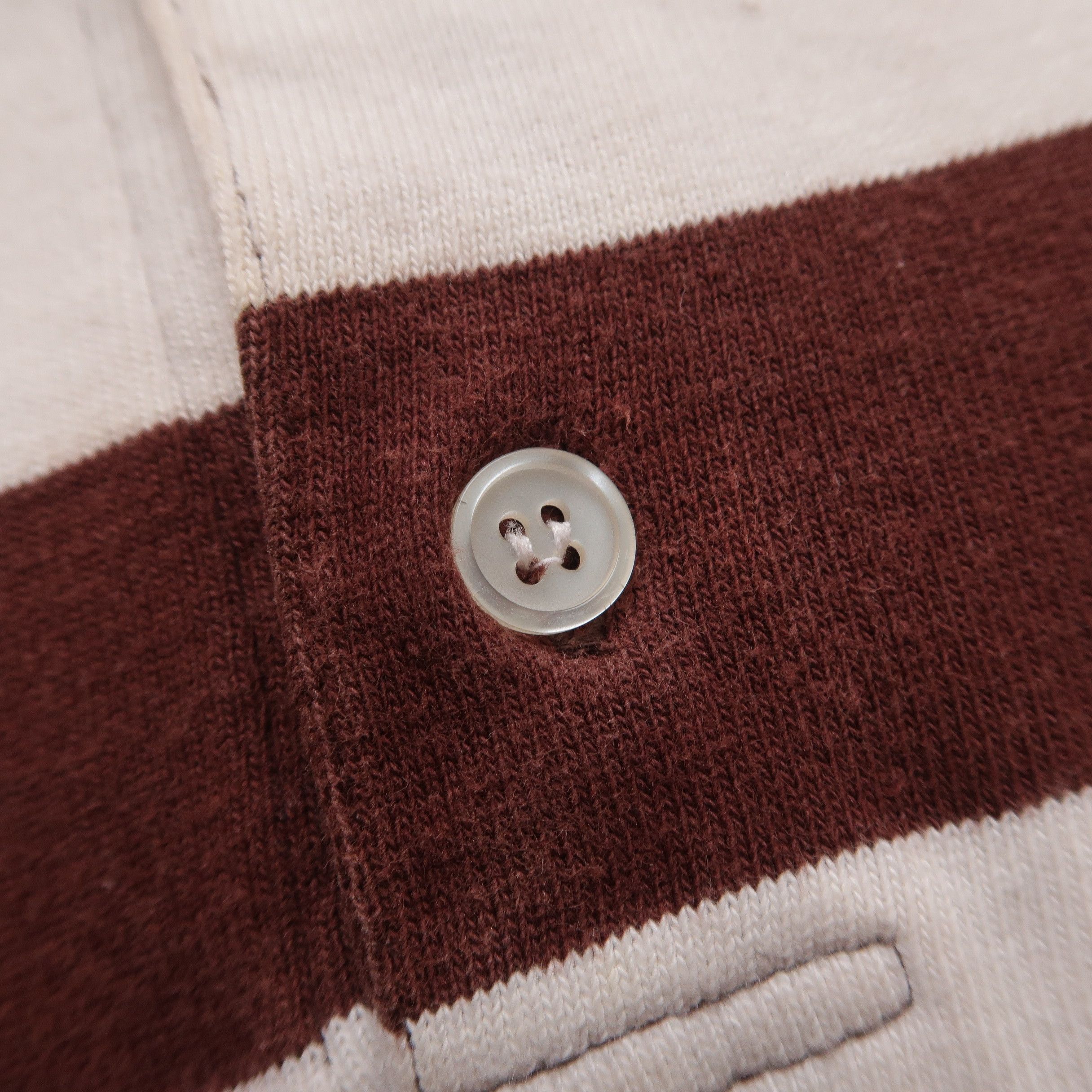 Neighborhood AW03 Neighborhood Jacquard Rugby Long Sleeve T-Shirt Size US L / EU 52-54 / 3 - 8 Thumbnail
