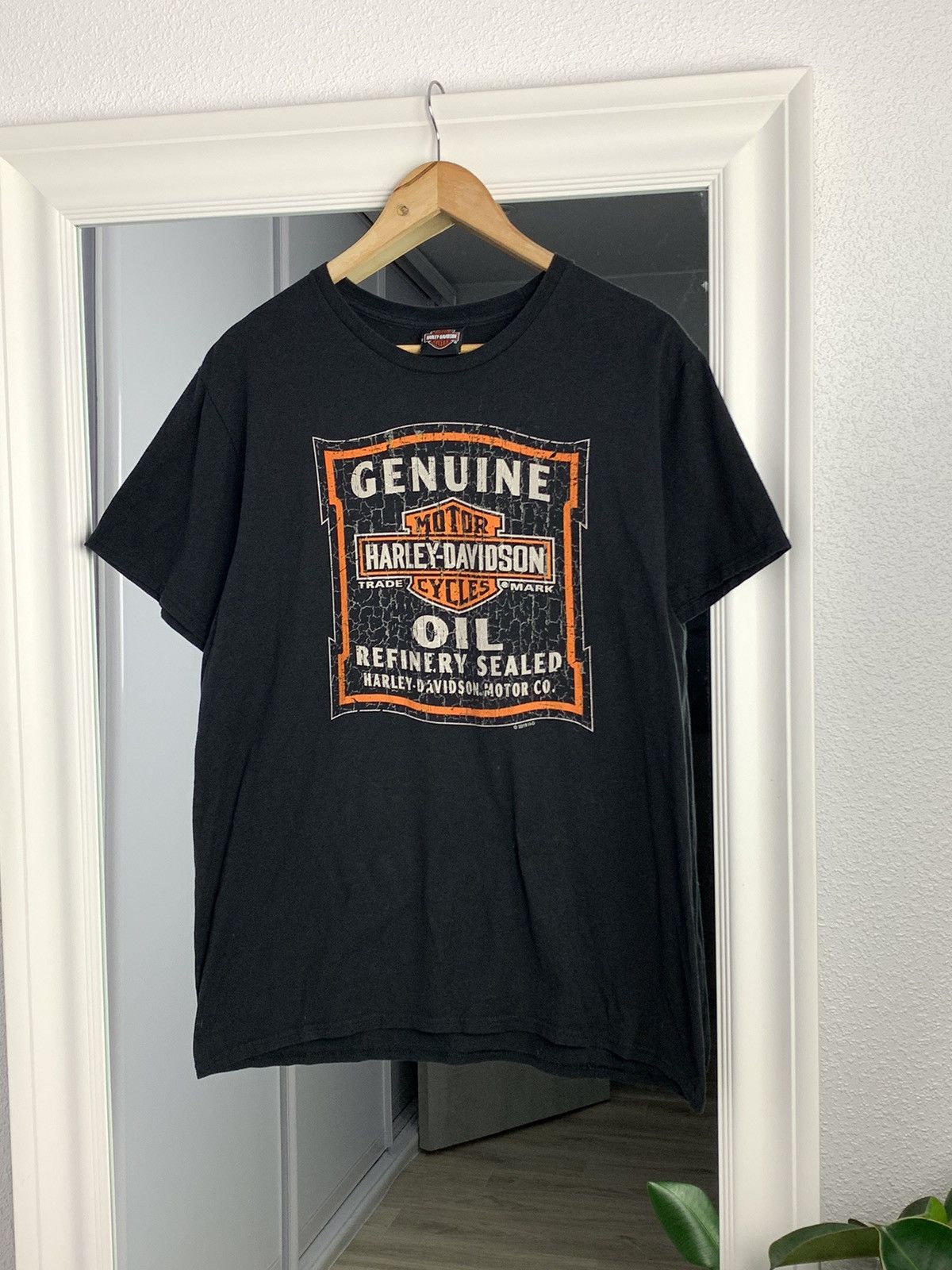 Harley Davidson Vintage HARLEY DAVIDSON Tee Edinburg 3D Emblem Graphic Size US L / EU 52-54 / 3 - 3 Thumbnail