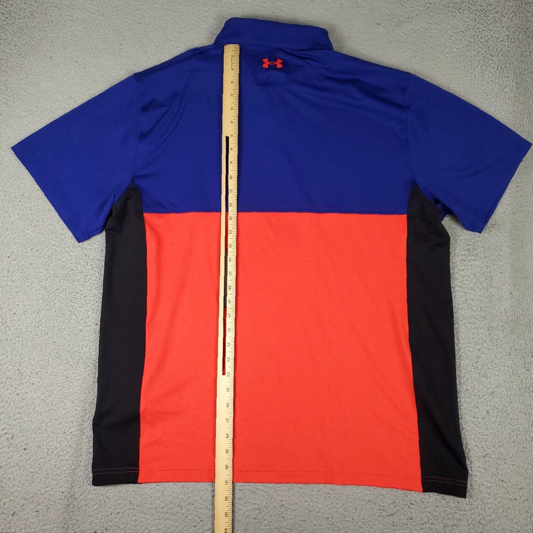 Under Armour Under Armour Polo Shirt Mens 2XL Blue Golf Casual Short Sleeve Polo Size US XXL / EU 58 / 5 - 3 Thumbnail
