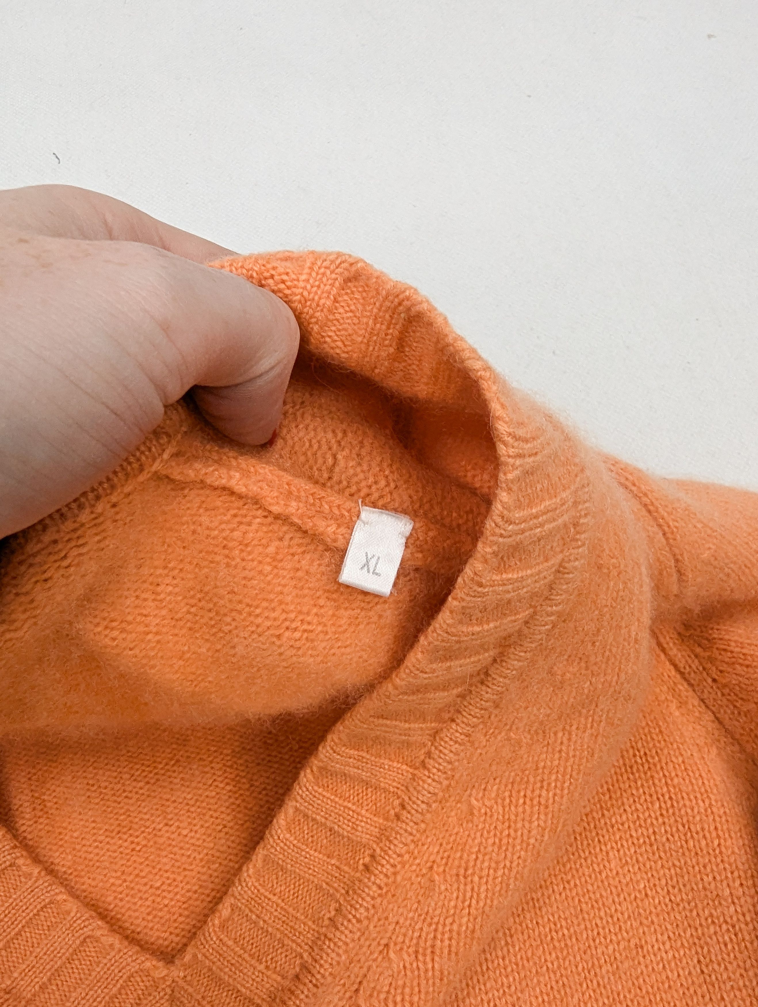 Iris von Arnim Iris Von Arnim 100% cashmere orange sweater jumper XL Size XL / US 12-14 / IT 48-50 - 2 Thumbnail