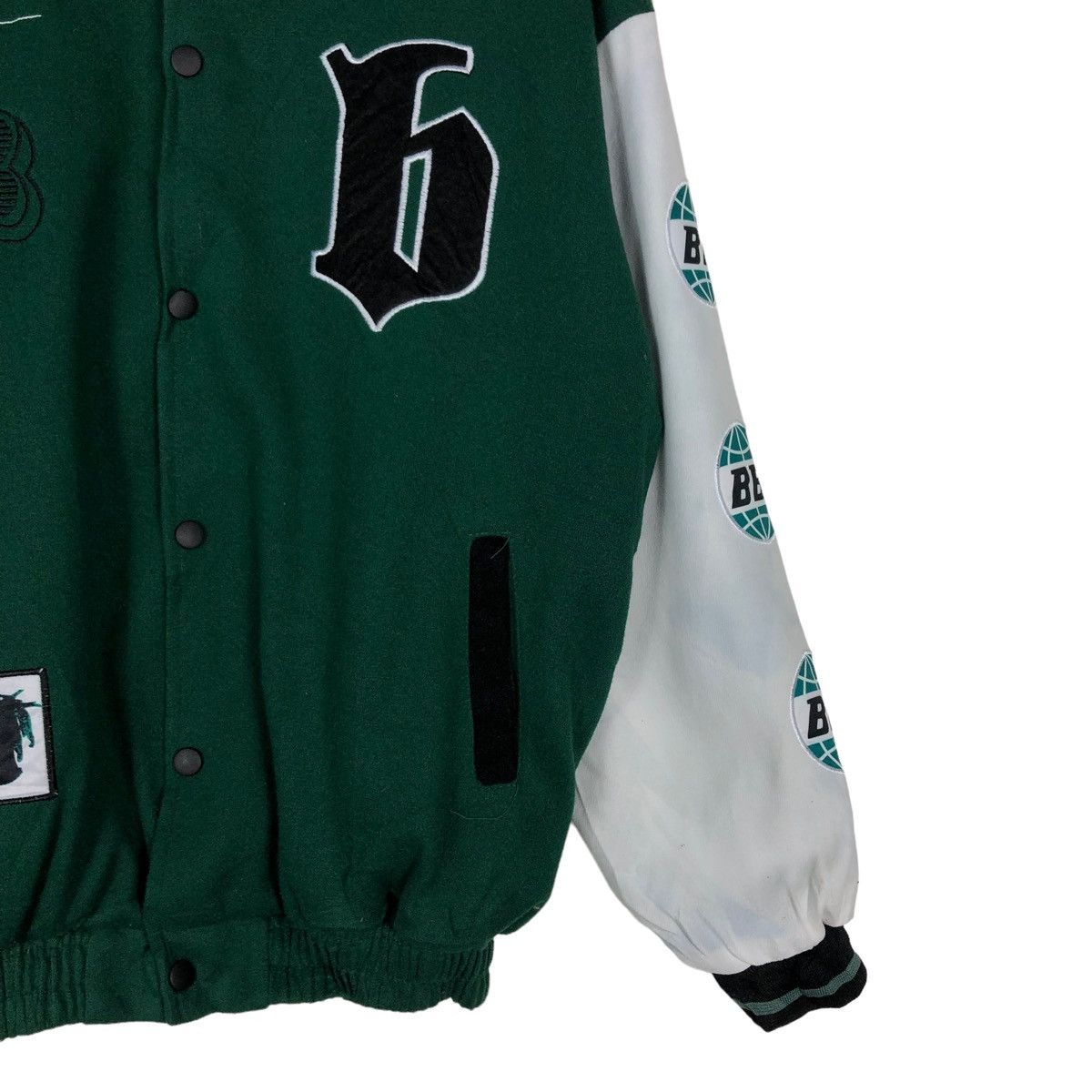 Japanese Brand 🔥Varsity Bomber Jacket Big Logo Alphabet B Japan Size US M / EU 48-50 / 2 - 5 Thumbnail