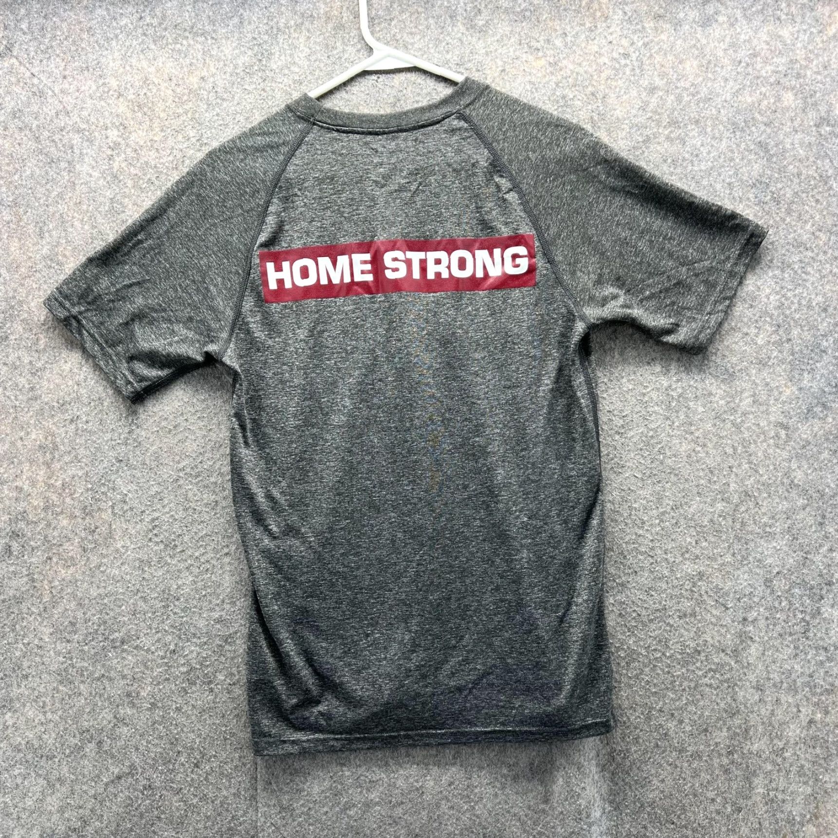Adidas Adidas Shirt Men Small Heather Gray Crewneck Miami Heat Home Strong Ultimate Tee Size US S / EU 44-46 / 1 - 4 Thumbnail