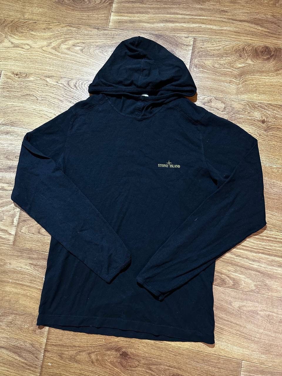 Massimo Osti × Stone Island Rare Stone Island Hoodie Big Logo Black Men’s Size S Size US S / EU 44-46 / 1 - 1 Thumbnail