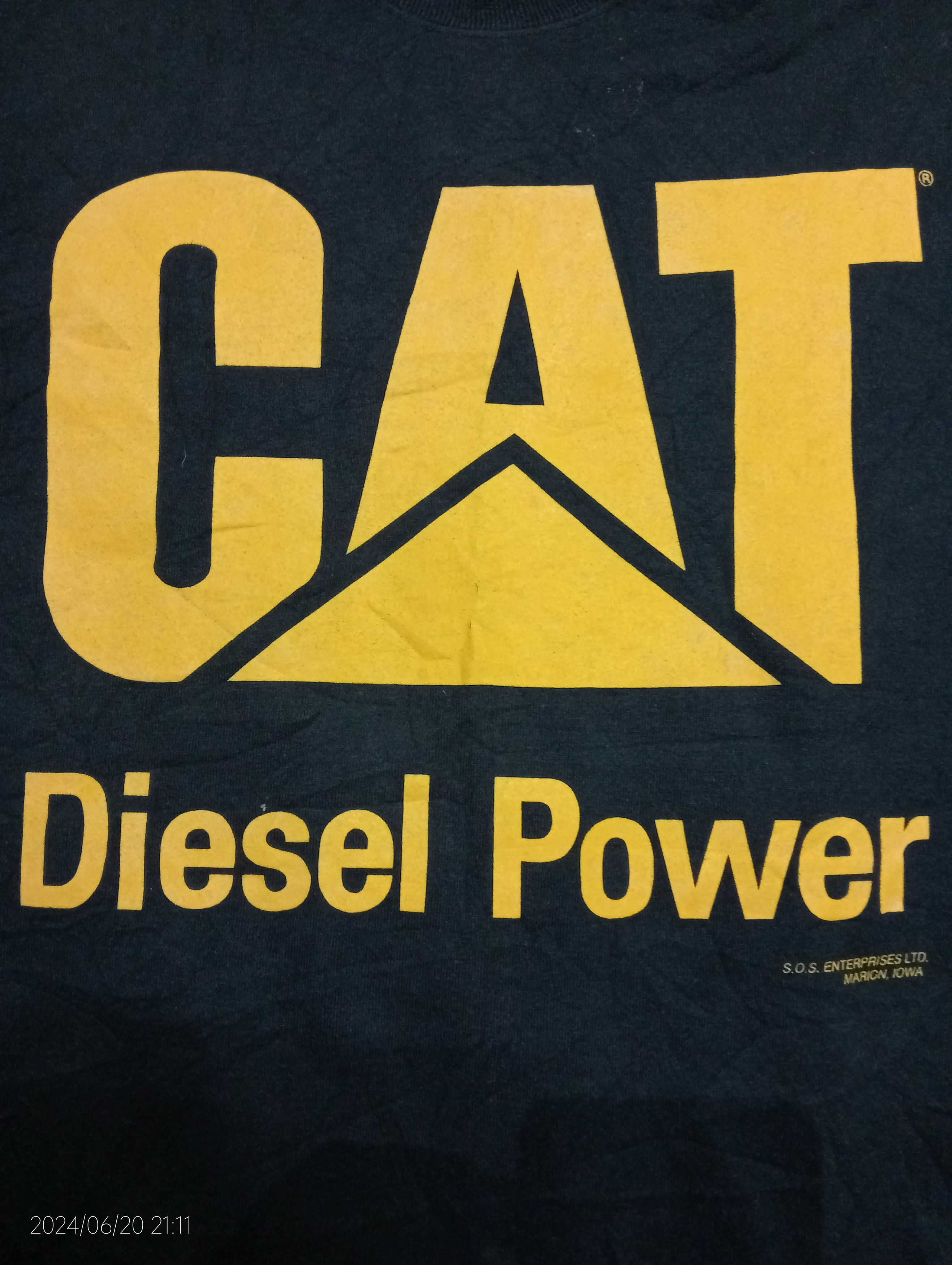 Caterpillar VTG '90s Caterpillar Work Clothing Long Sleeve Tshirt USA Size US M / EU 48-50 / 2 - 3 Thumbnail