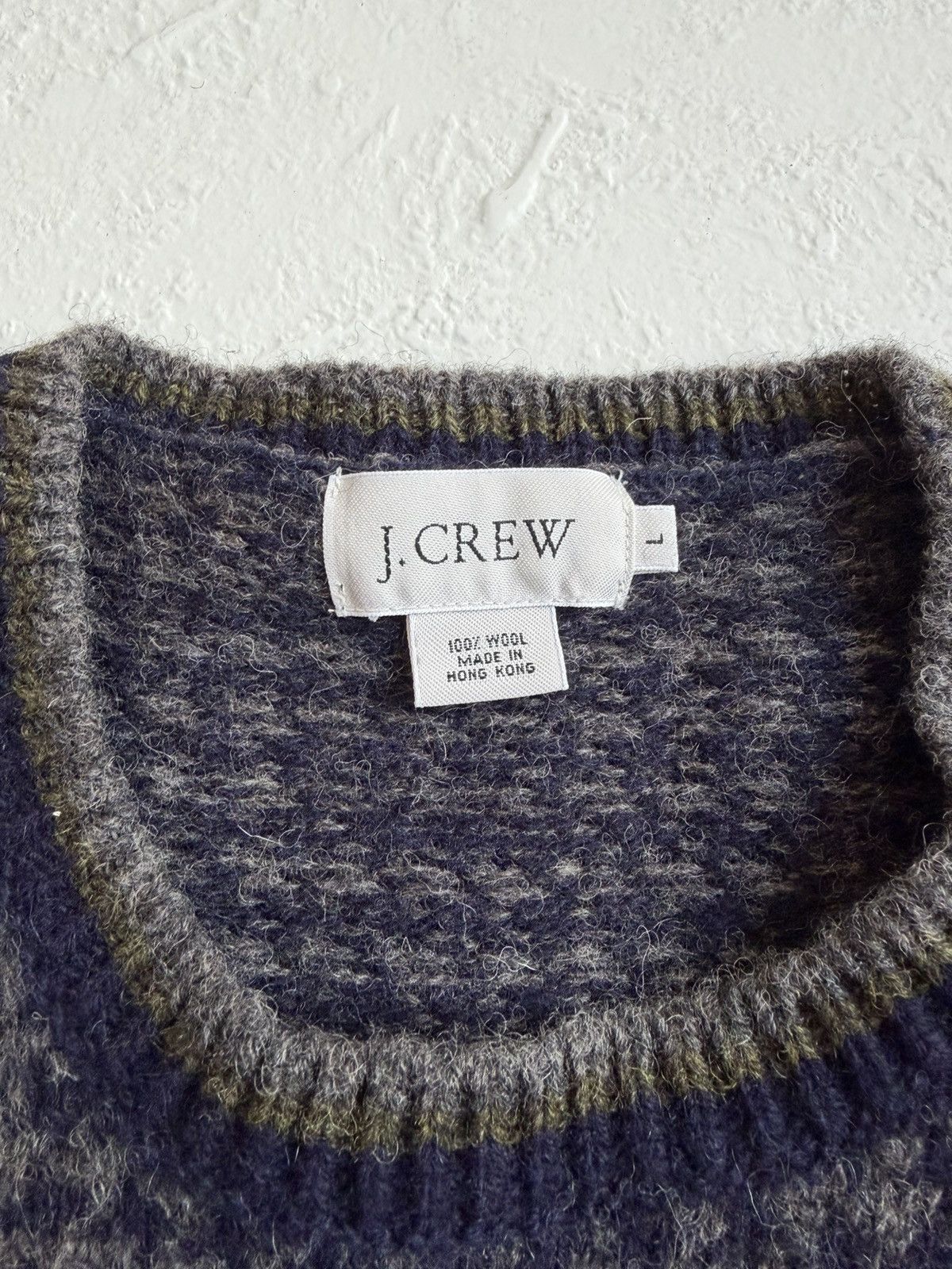 J.Crew Vintage Wool J Crew Sweater Size US L / EU 52-54 / 3 - 3 Thumbnail