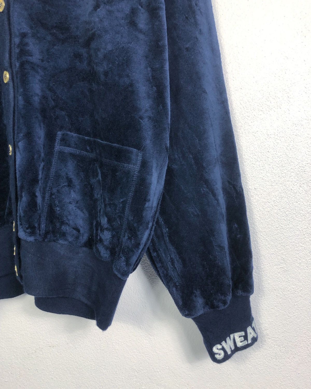 Sonia Rykiel Vintage Sonia Rykiel Velvet Sweatshirt Made in France Size M / US 6-8 / IT 42-44 - 5 Thumbnail