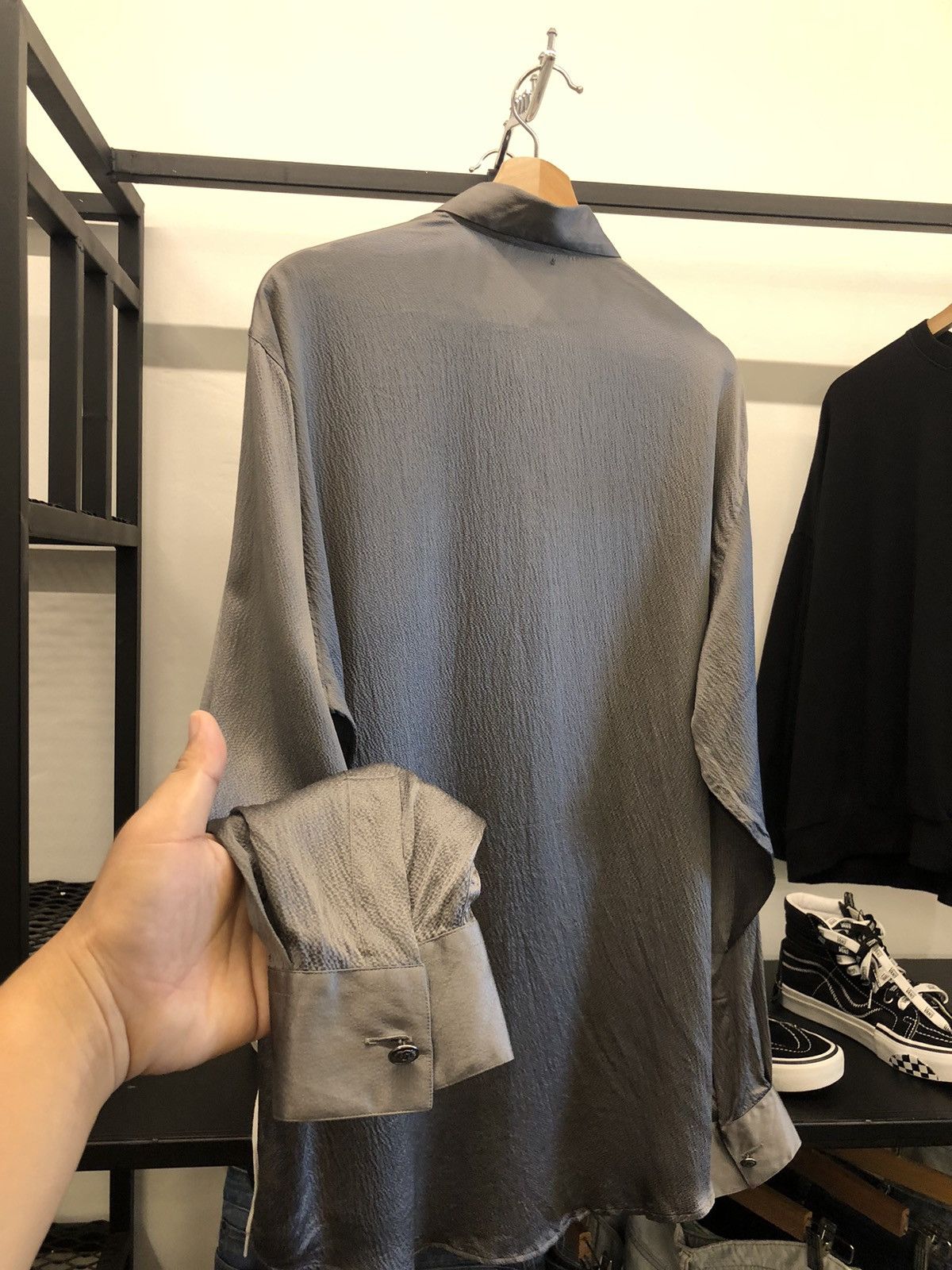 Hedi Slimane Versace Classic V2 Vintage Silk Size US XL / EU 56 / 4 - 12 Thumbnail