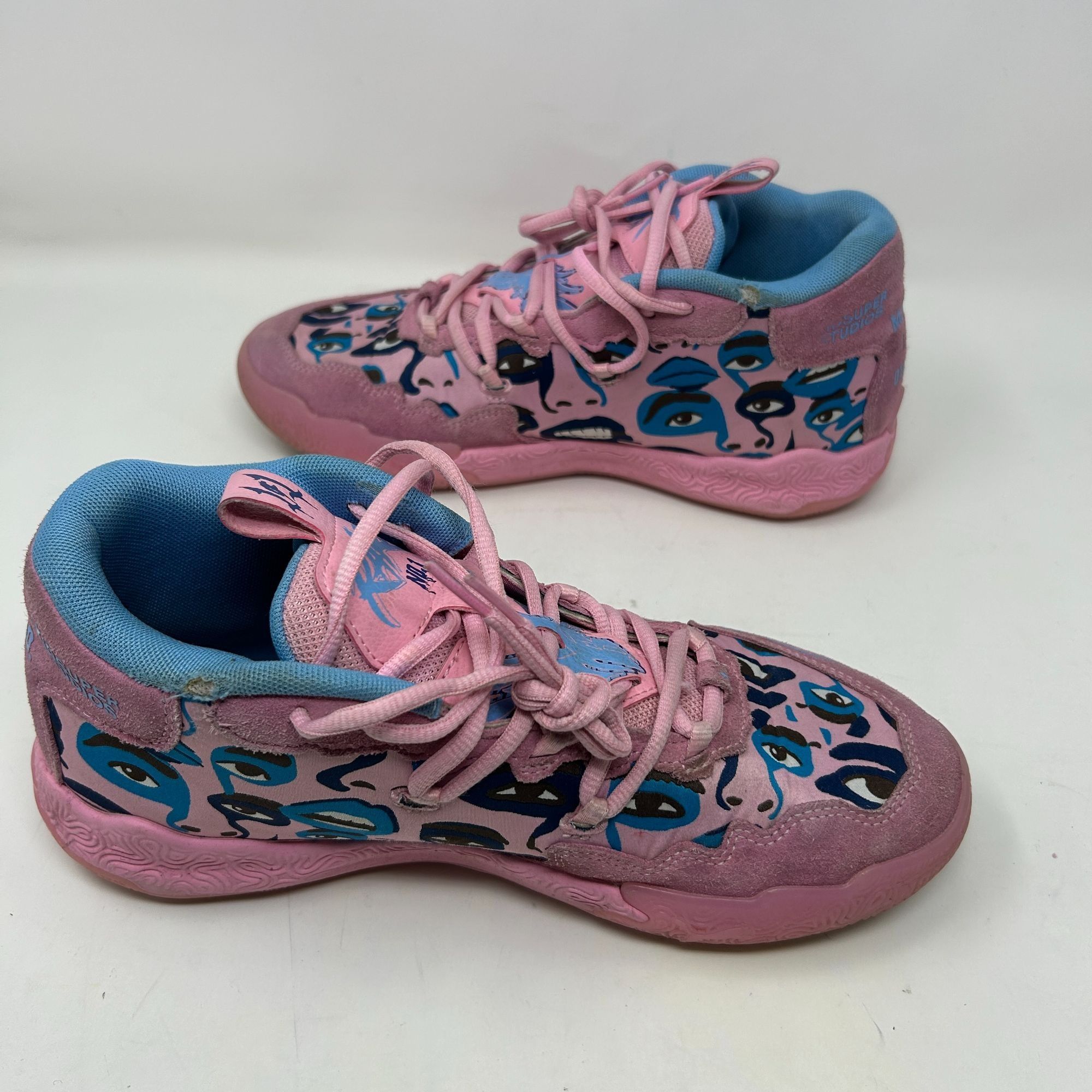 Puma Puma MB.03 “LaMelo Ball Toxic” Pink Multi Eyes Basketball Size US 8.5 / EU 41-42 - 7 Thumbnail