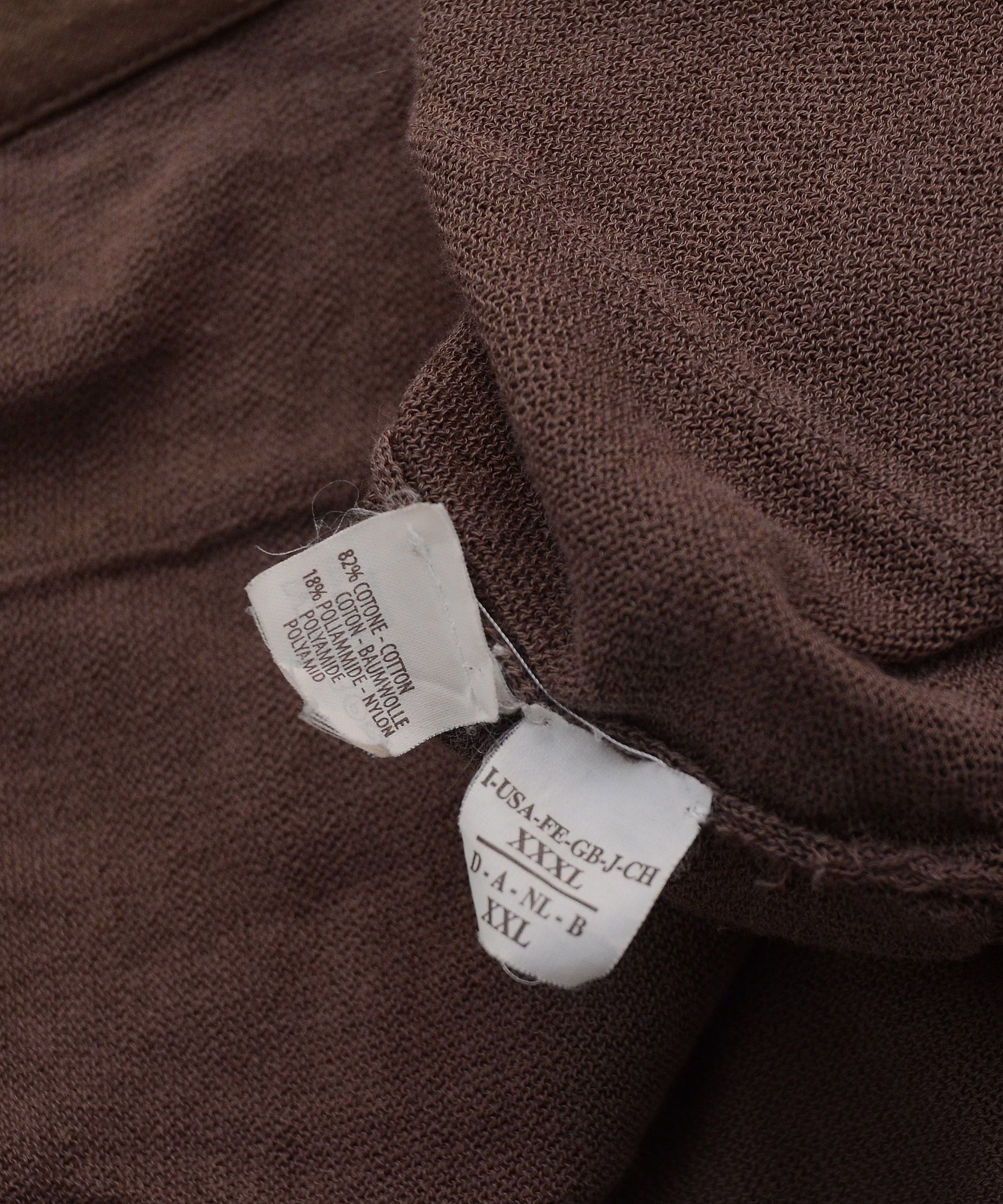 Brunello Cucinelli × Vintage Vintage Brunello Cucinelli Cotton Cardigan Brown Old Money Size XL / US 12-14 / IT 48-50 - 9 Thumbnail