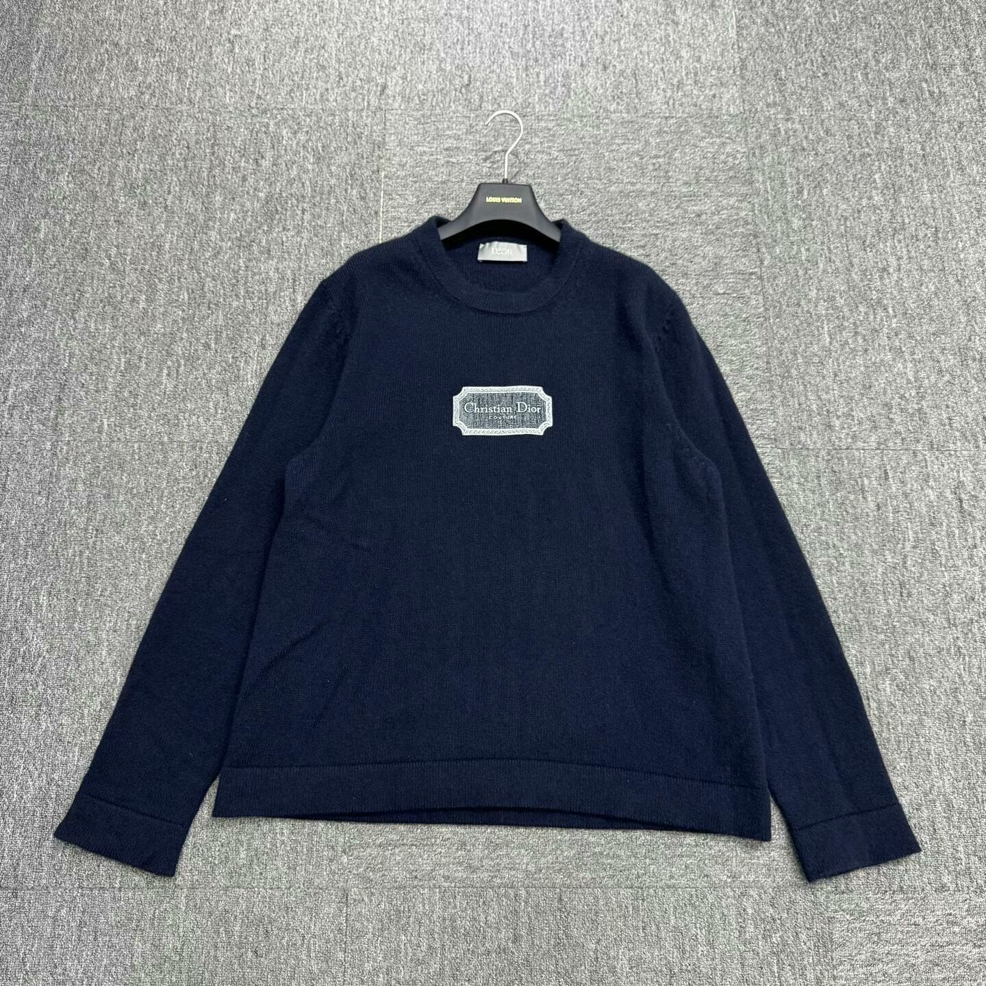 Dior dior embroidered logo cashmere sweater Size US XL / EU 56 / 4 - 1 Thumbnail