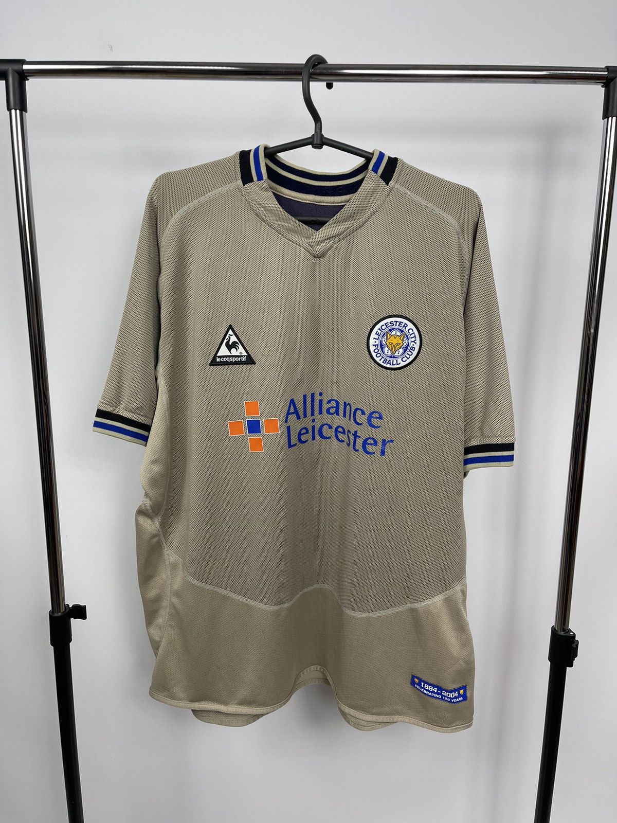 Le Coq Sportif Leicester City Away 2004 Soccer Le Coq Sportif Sz XL Size US XL / EU 56 / 4 - 1 Thumbnail