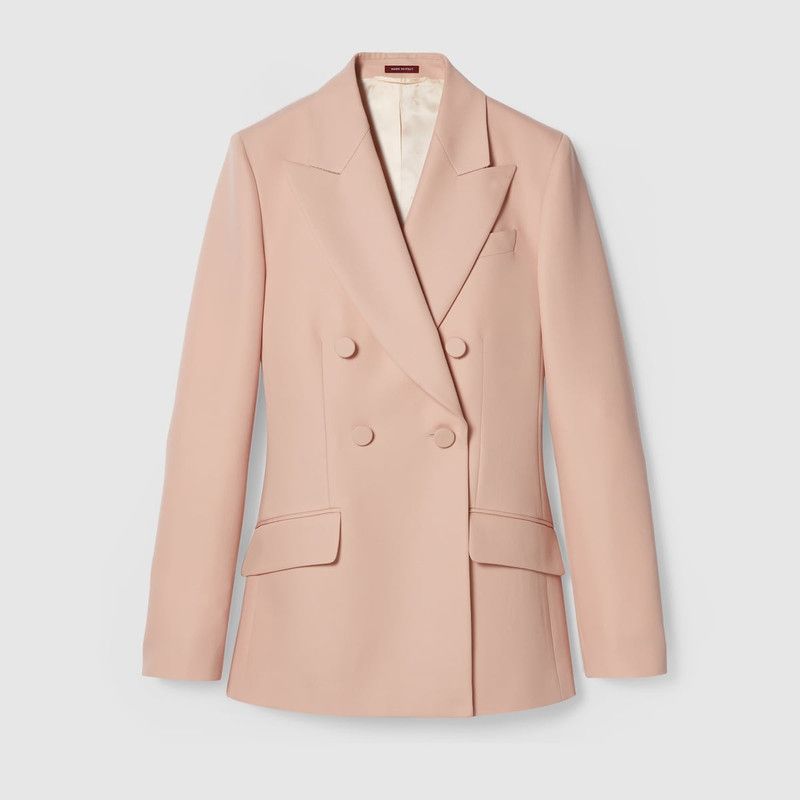 Gucci o1loc1c0226 788558 Double-Breasted Wool Mohair Jacket Size M / US 6-8 / IT 42-44 - 1 Thumbnail
