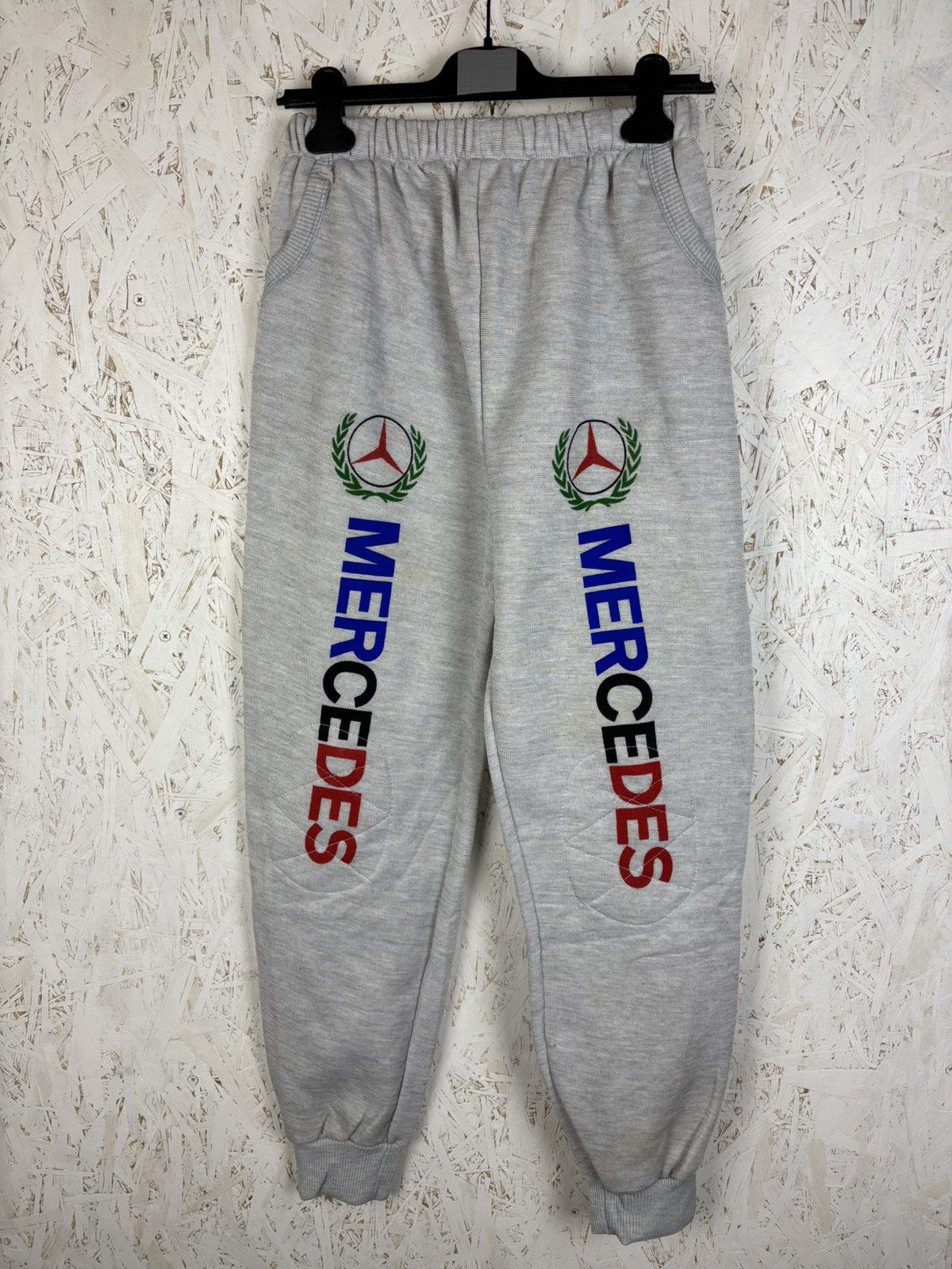 Mercedes-Benz 80s 90s Mercedez Benz Retro Tracksuit Suit Set Grey Size L Size US L / EU 52-54 / 3 - 8 Thumbnail