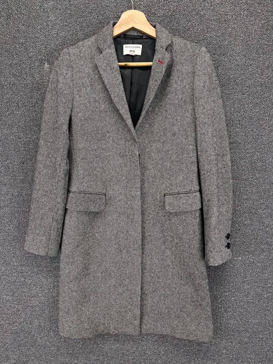 Japanese Brand Ins de La Fressange X Uniqlo Luxury Rare Wool Coat Jacket Size S / US 4 / IT 40 - 1 Thumbnail