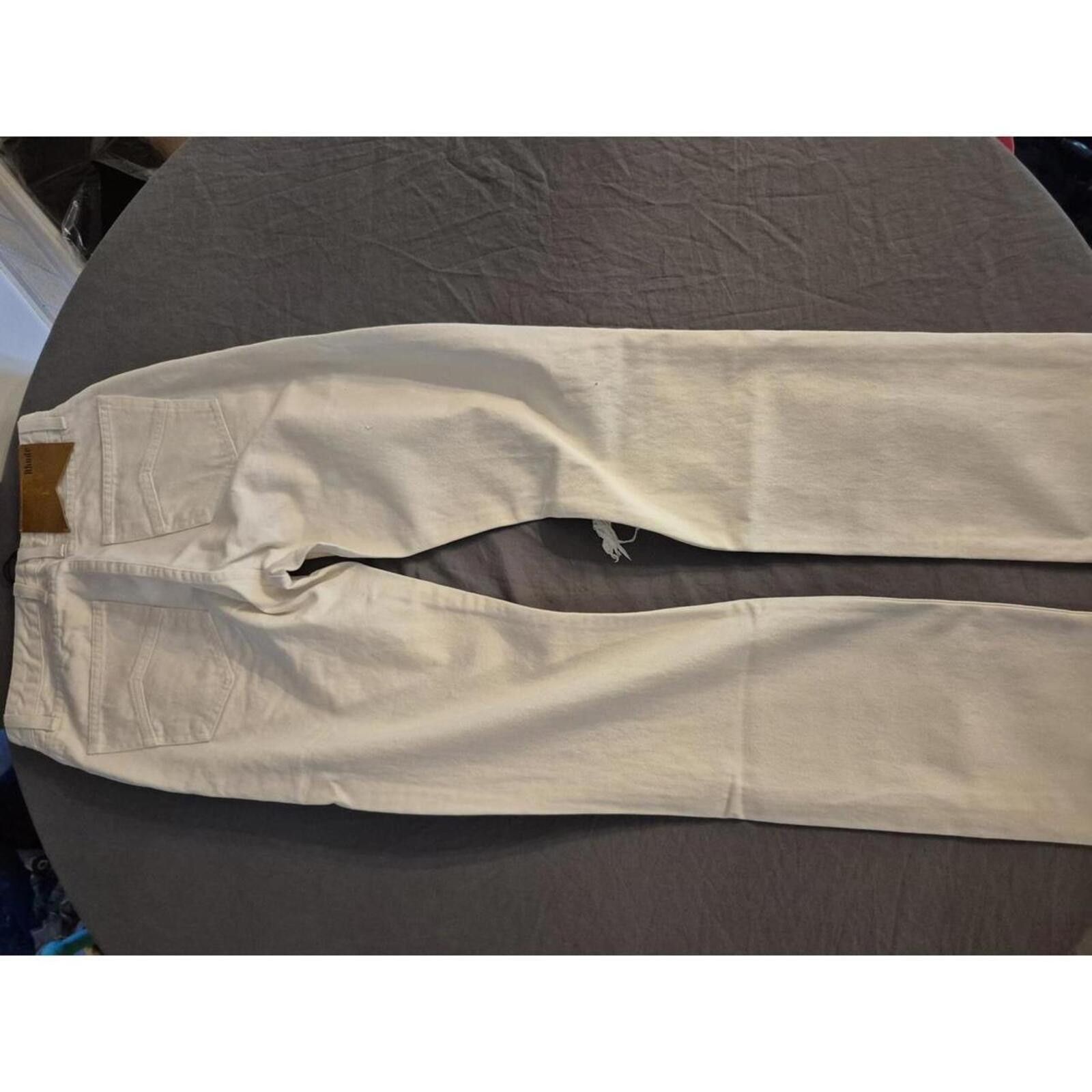 Rhude Rhude White Distressed Denim Jeans Size 29 Size US 29 - 2 Thumbnail