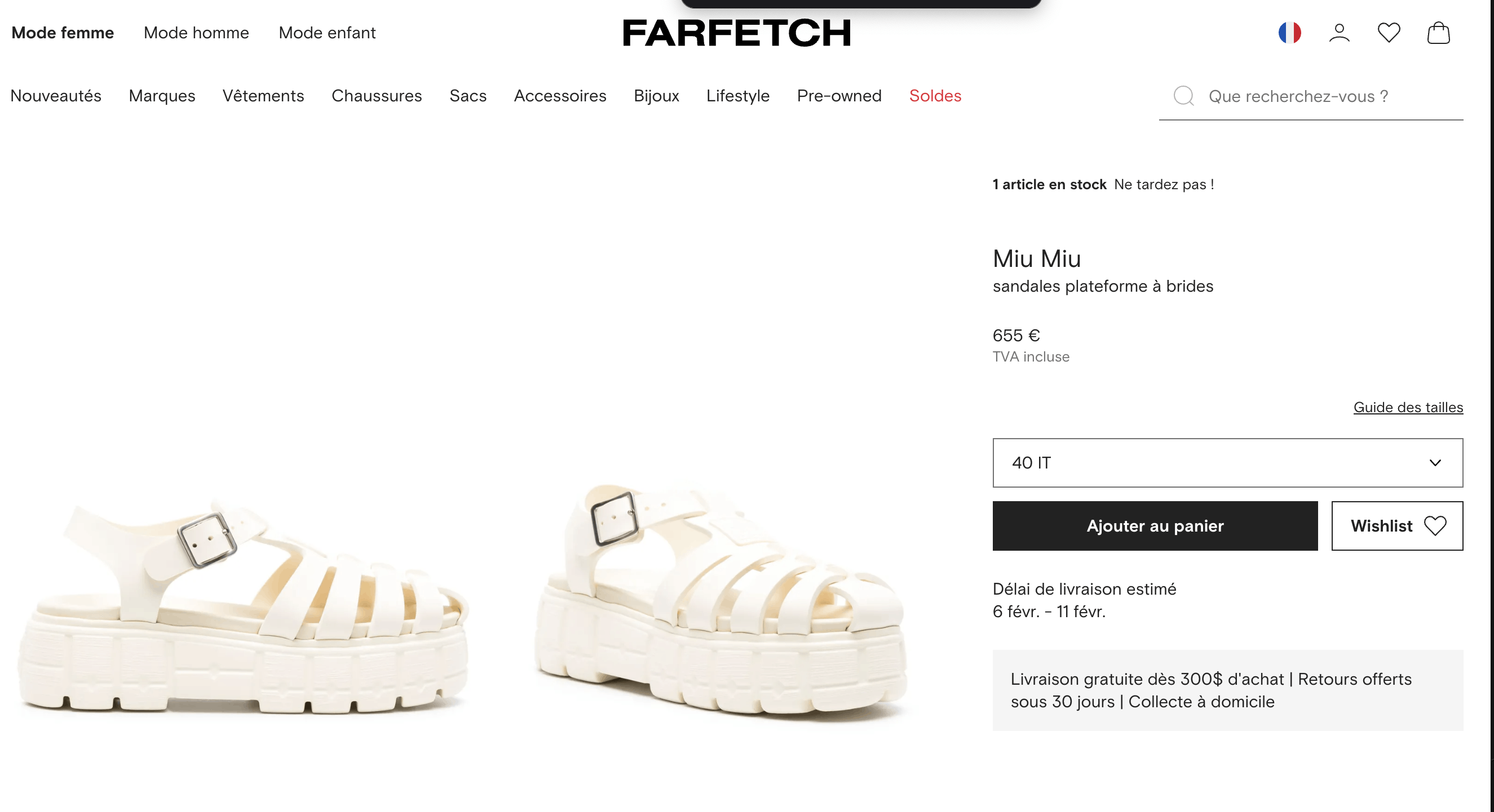 Miu Miu Miu Miu cream platform sandals Size US 9 / IT 39 - 6 Thumbnail