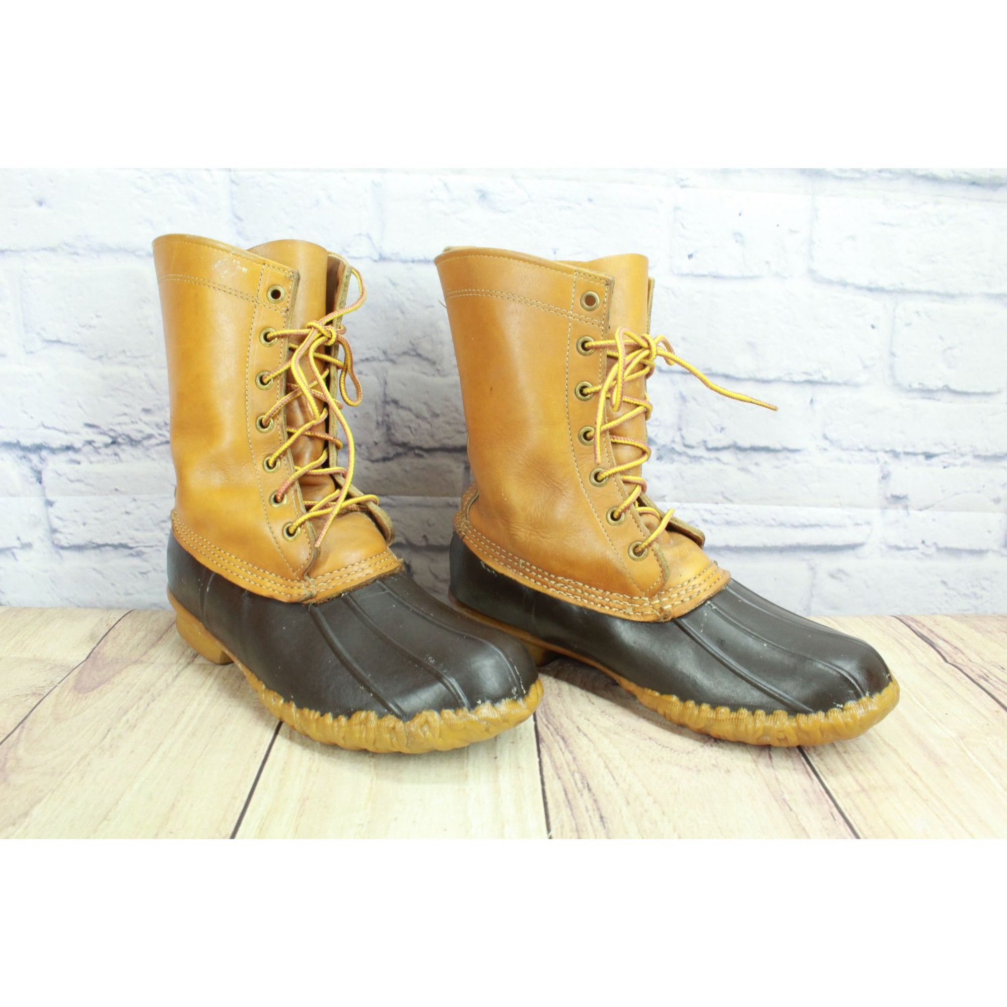 L.L. Bean Vintage LL Bean Women's Maine Hunting Shoe Unlined Duck Boot Size US 9 / IT 39 - 2 Thumbnail