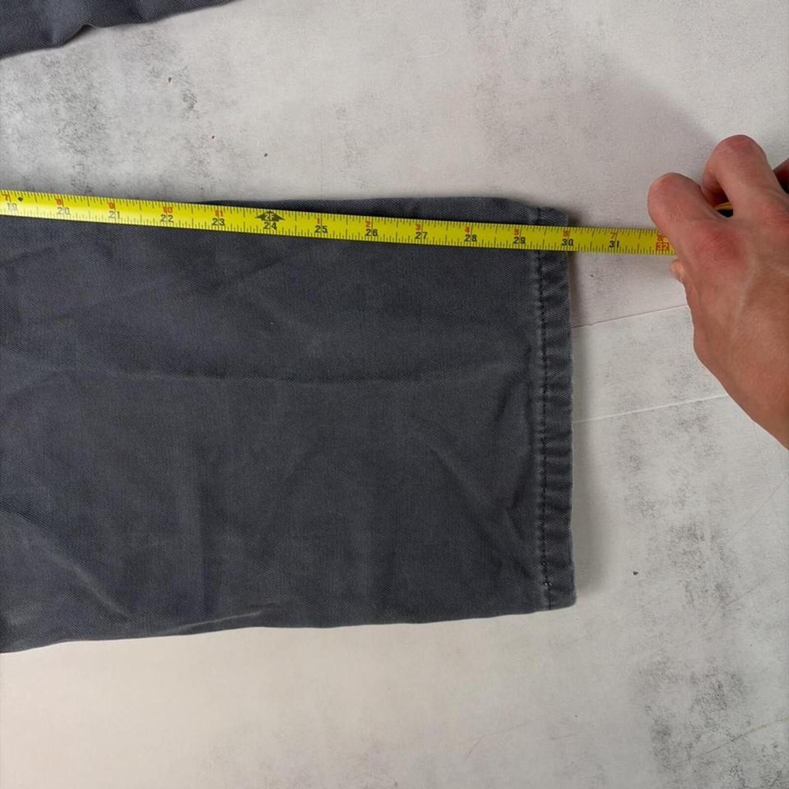 Dickies Y2K Grey Dickies Grunge Baggy Carpenter Skater Pants Size US 35 - 7 Thumbnail