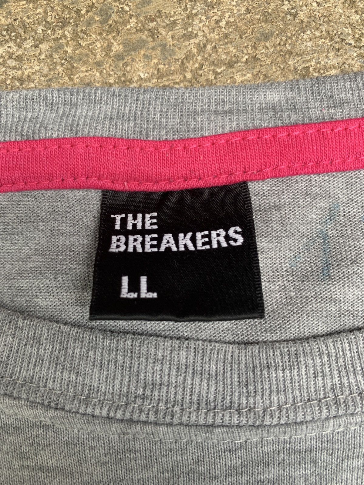 If Six Was Nine × Japanese Brand × Le Grande Bleu (L.G.B.) y2k The Breaker Japan Poem Quotes Photo Graphic Grey Tee Size US L / EU 52-54 / 3 - 5 Thumbnail