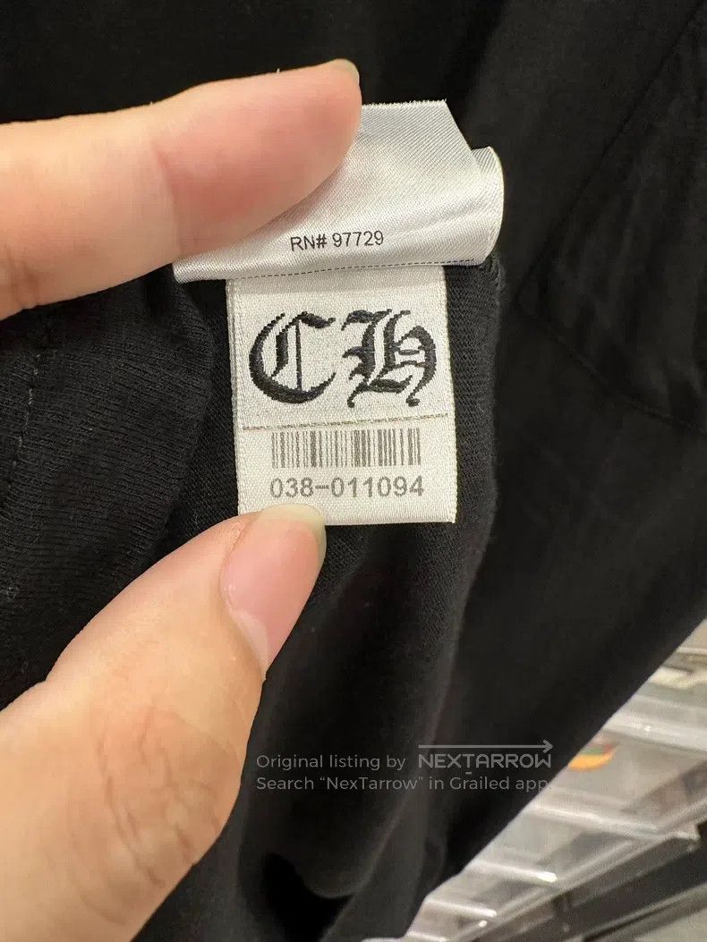 Chrome Hearts CHROME HEARTS Size XL Yellow Sanskrit Letter Neck Short Sle Size US XL / EU 56 / 4 - 6 Thumbnail