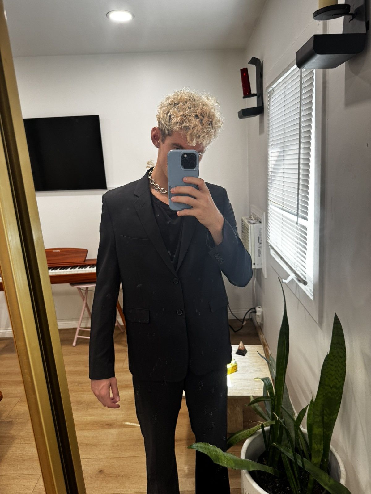Saint Laurent Paris 2 button Blazer Size 52R - 10 Thumbnail