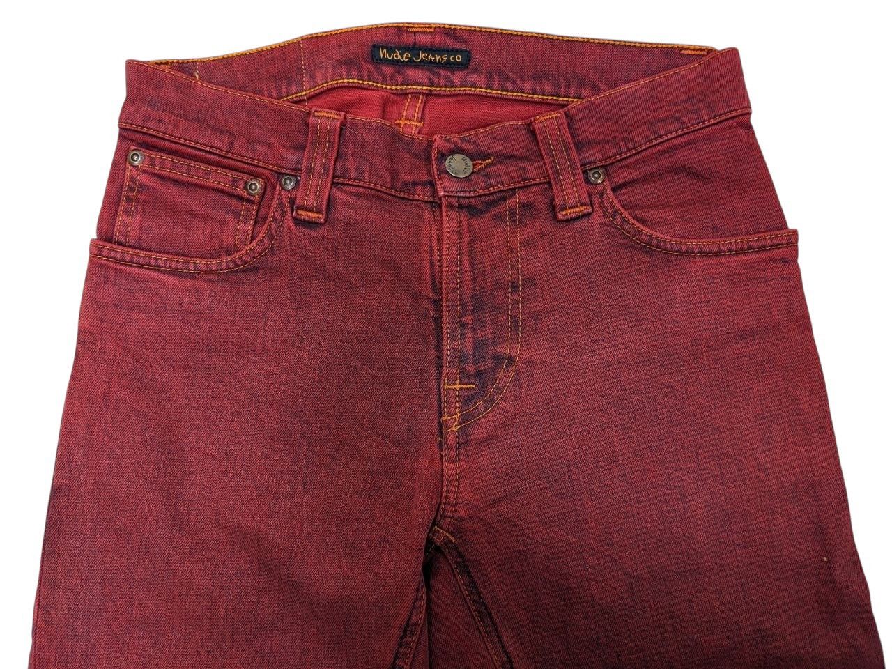 Nudie Jeans Nudie Jeans Thin Finn Organic Icon Red Denim Size US 30 / EU 46 - 4 Thumbnail