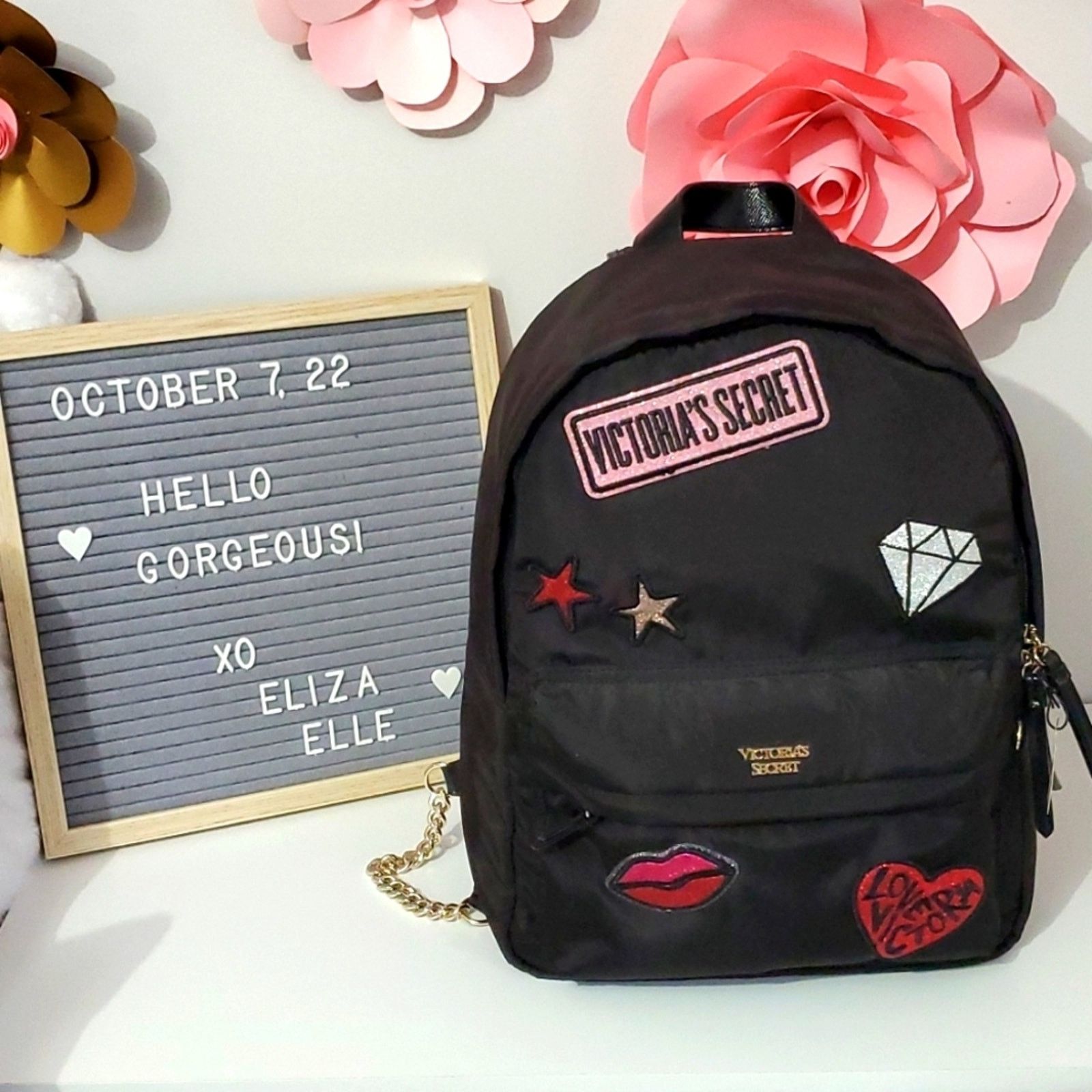 Victoria's Secret VICTORIA'S SECRET RARE HTF BLING BOOKBAG Size ONE SIZE - 1 Thumbnail