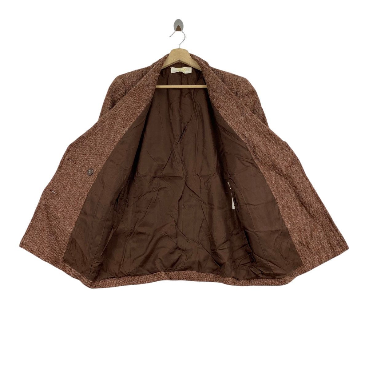 Nina Ricci × Vintage Vintage NINA RICCI ACTUALITES French Designer Wool Brown Size M / US 6-8 / IT 42-44 - 4 Thumbnail