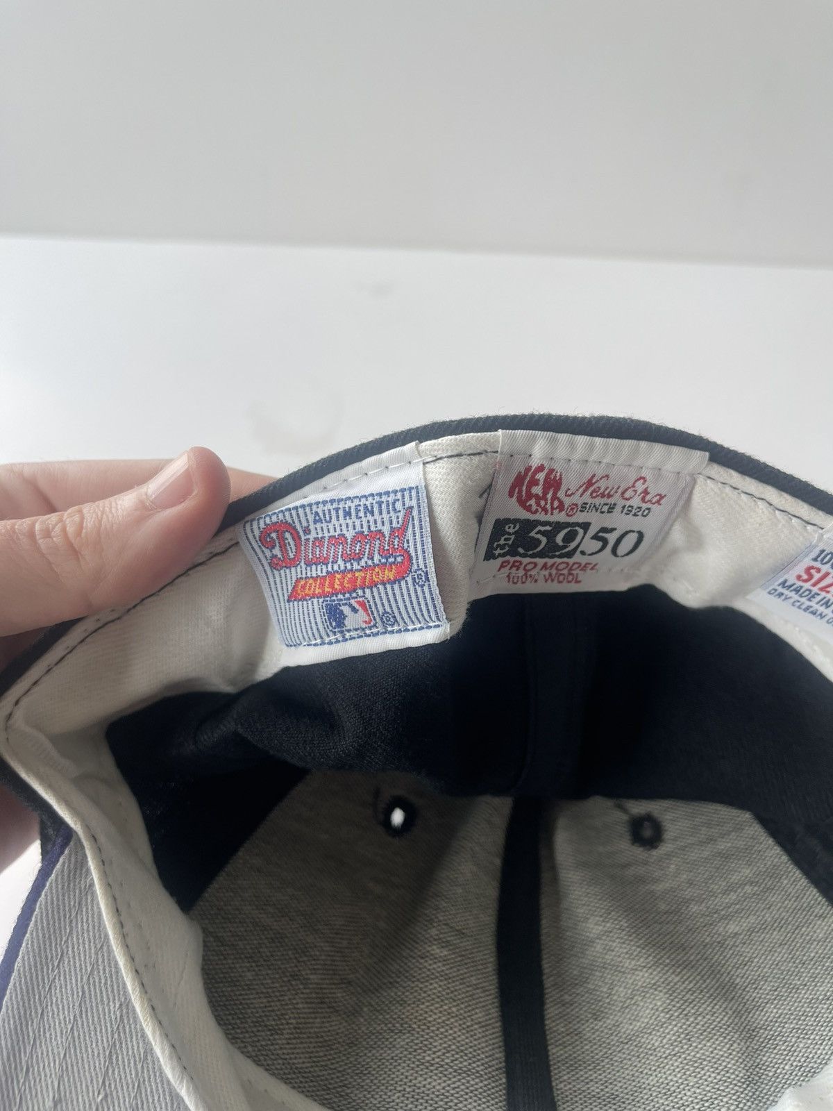 New Era VTG Tampa Bay Devil Rays Hat New Era 5950 Diamond Collection Size ONE SIZE - 7 Thumbnail