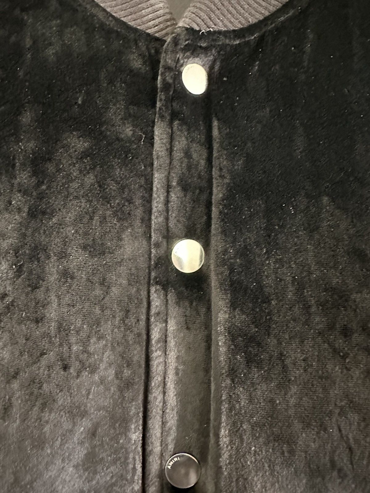 Amiri Amiri Black Velvet Bomber 46 Size US S / EU 44-46 / 1 - 3 Thumbnail