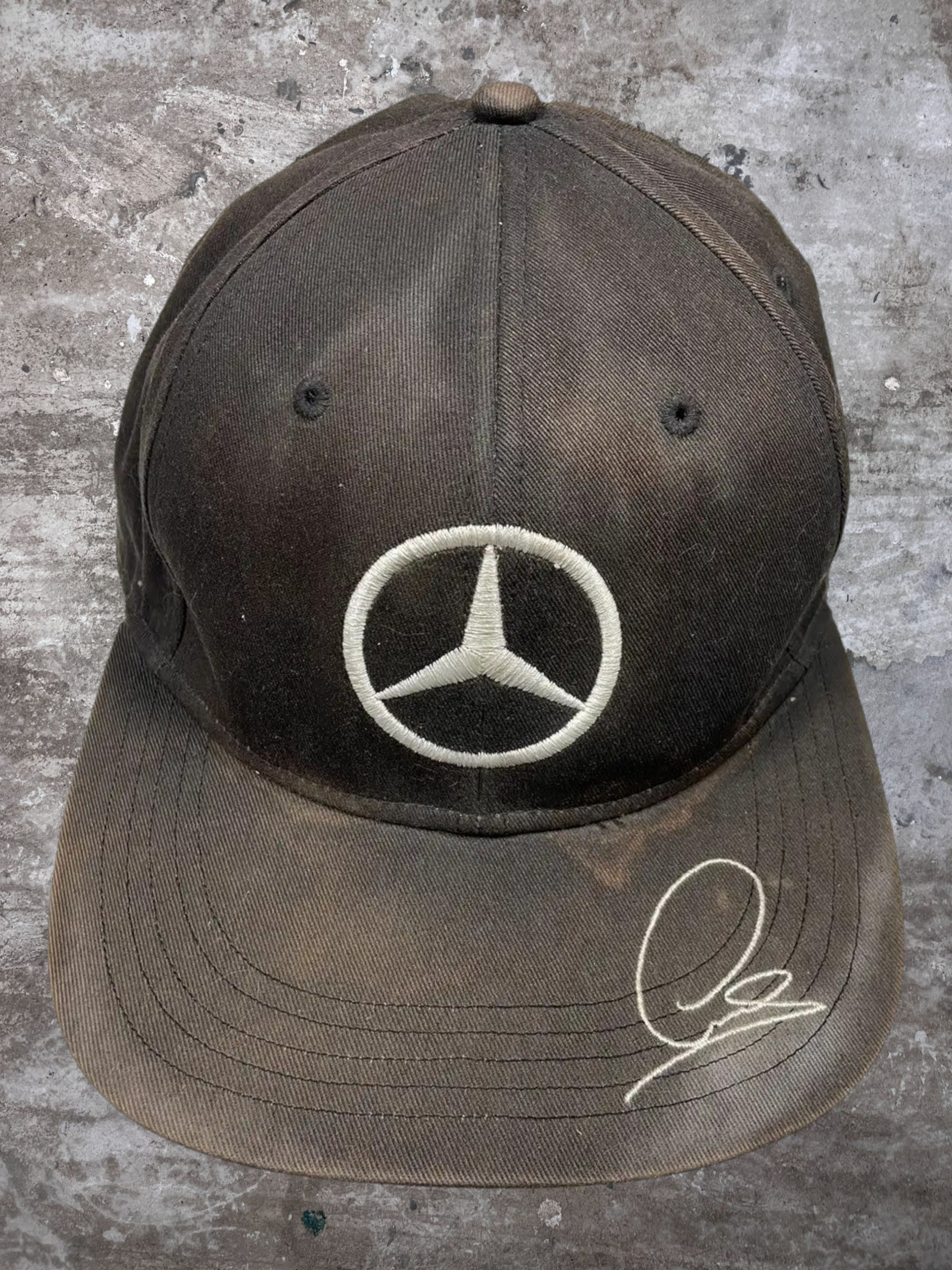 Mercedes-Benz AMG MERCEDESS BENZ Y2K SUN FADED THRASHED RARE CAP - № 4111 Size ONE SIZE - 1 Thumbnail
