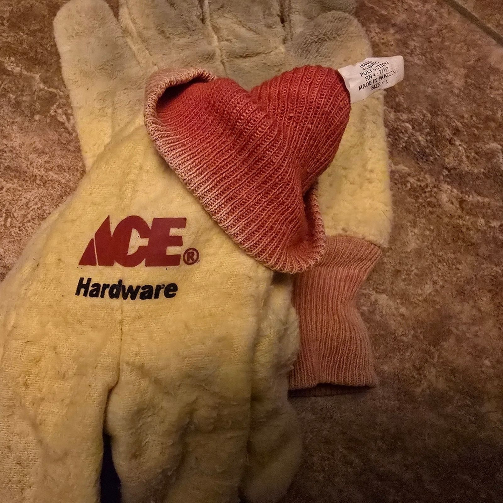 Other Yellow | ACE HARDWARE | Work L Glove Size ONE SIZE - 3 Thumbnail