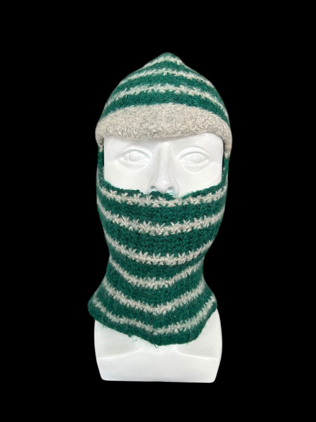Japanese Brand × Kapital × Vintage Balaclava Masked Crochet Knitted Handmade Rare ☠️☠️ Size ONE SIZE - 3 Thumbnail