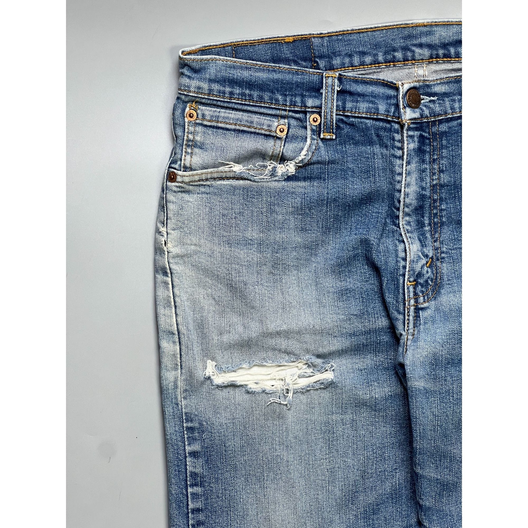 Levi's Levi’s 751 Distressed Denim Jeans Pants (Y1054) Size US 34 / EU 50 - 4 Thumbnail