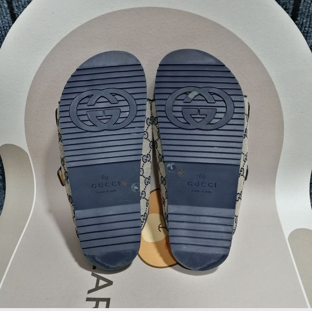 Gucci Gucci Logo Print Slide Sandals Size US 8 / EU 41 - 3 Thumbnail