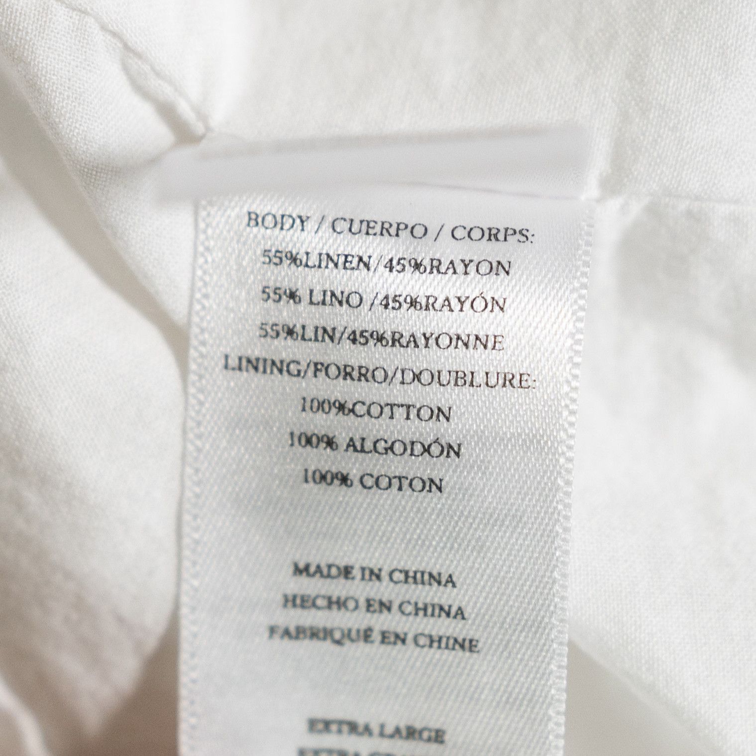 Rails Rails Kiki Linen Cotton White Lace Detail Size XL / US 12-14 / IT 48-50 - 3 Thumbnail
